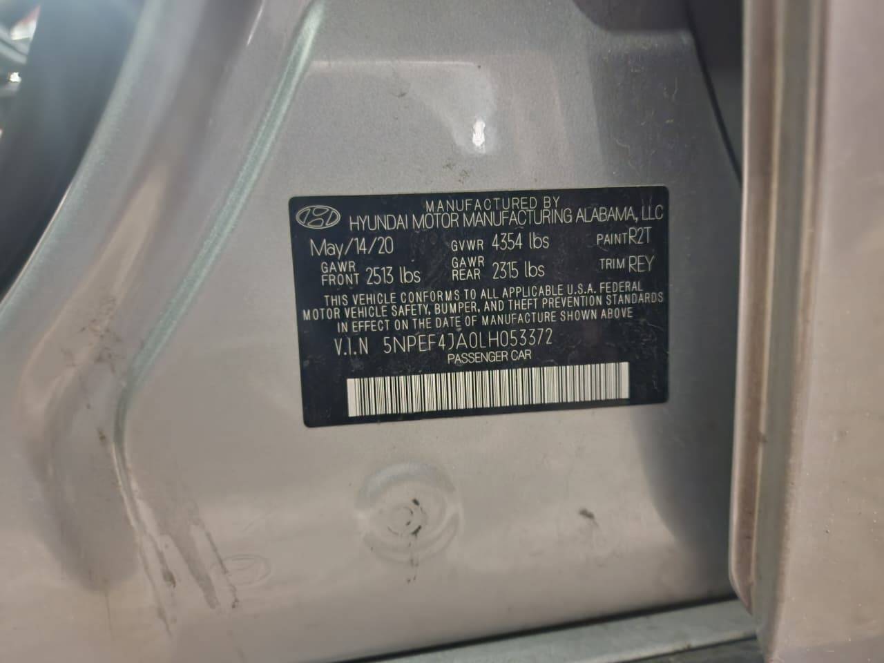 HYUNDAI SONATA 2020 - Marhaba Auction Used Cars - Image 12