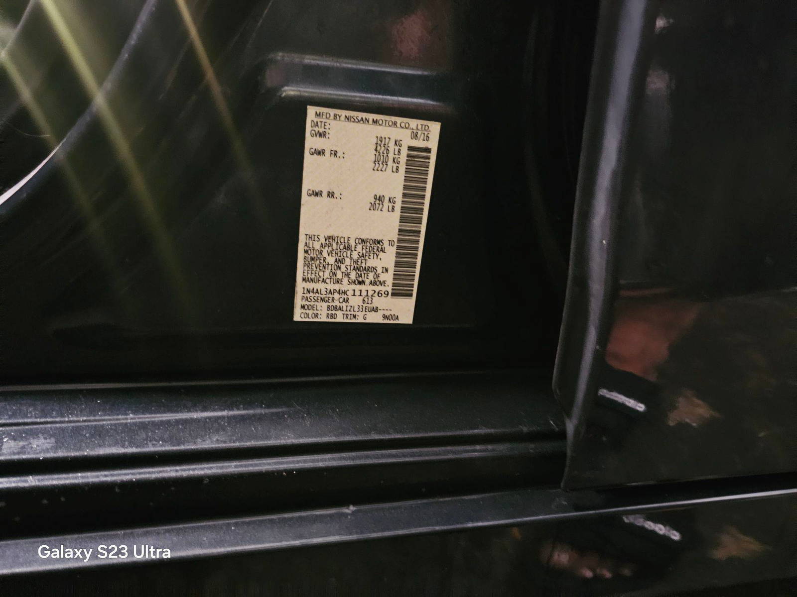 NISSAN ALTIMA 2017 - Marhaba Auction Used Cars - Image 9