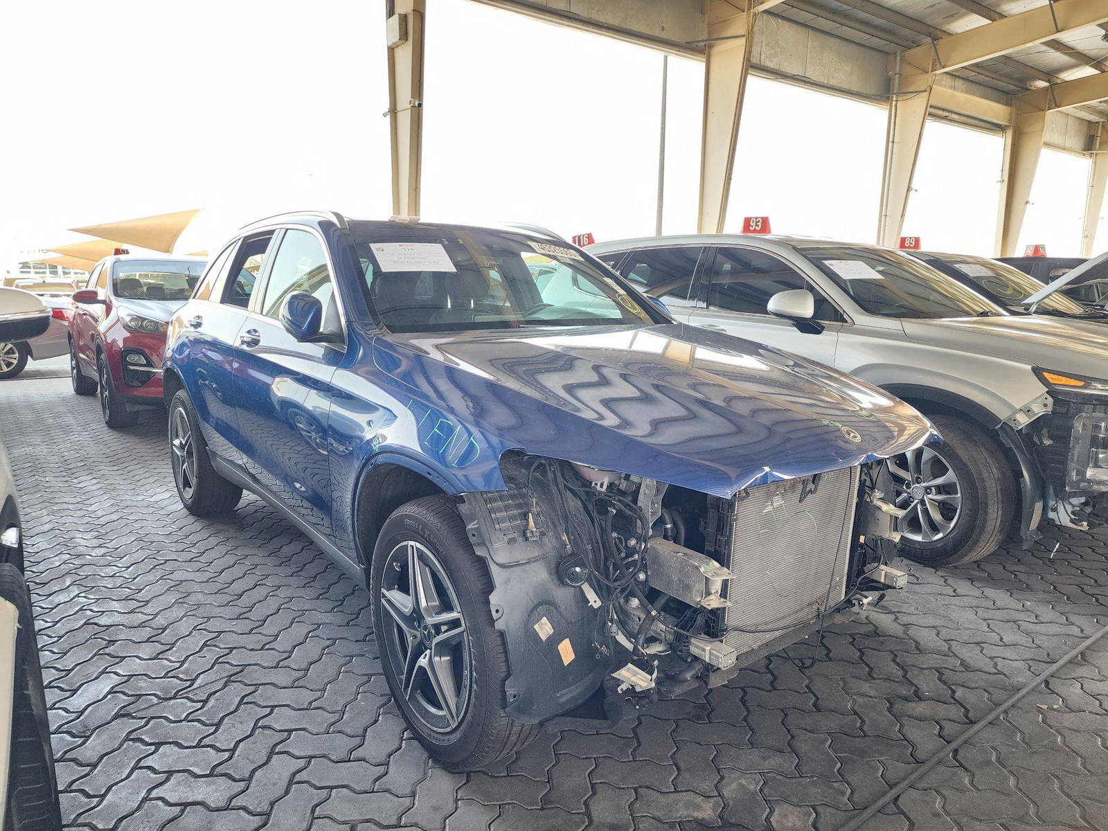2022 MERCEDES BENZ GLC-300 — 42416 Miles — Lot 6NG054981 — Souq - Marhaba Auctions Used Cars - Image 4