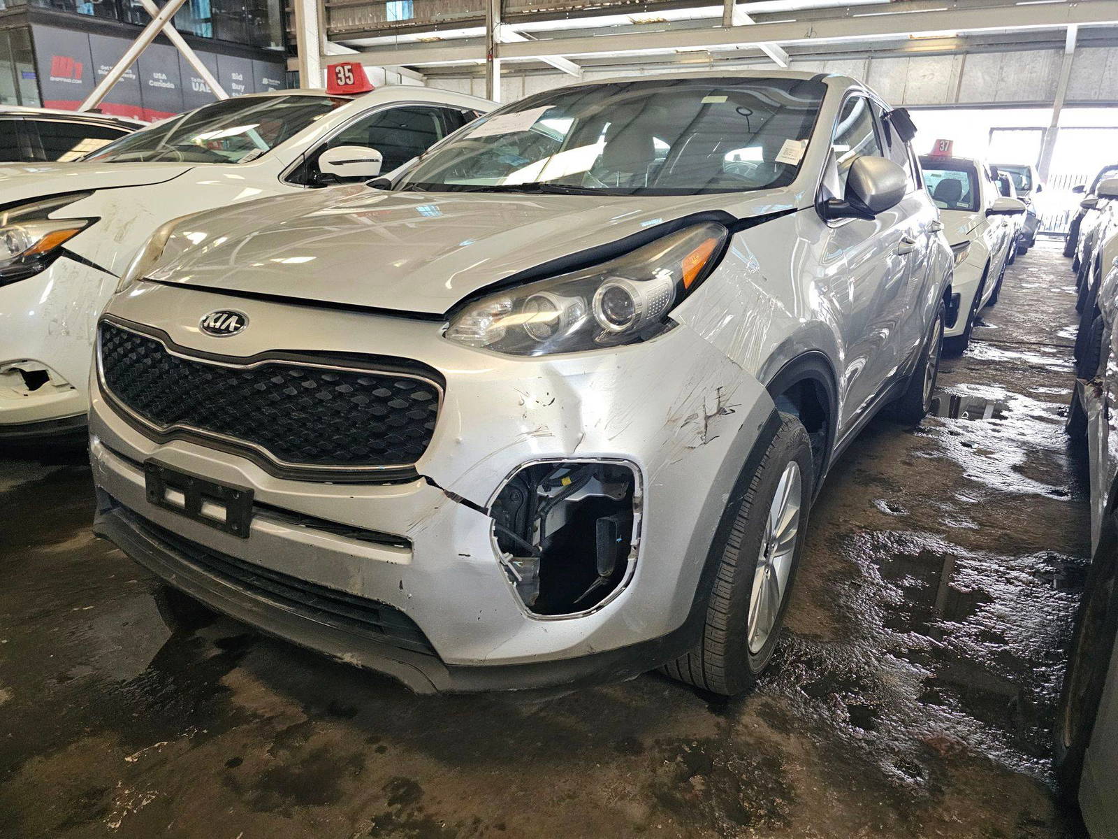 2017 KIA SPORTAGE — 177611 Miles — Lot 43862992 — Main - Marhaba Auctions Used Cars - Image 2
