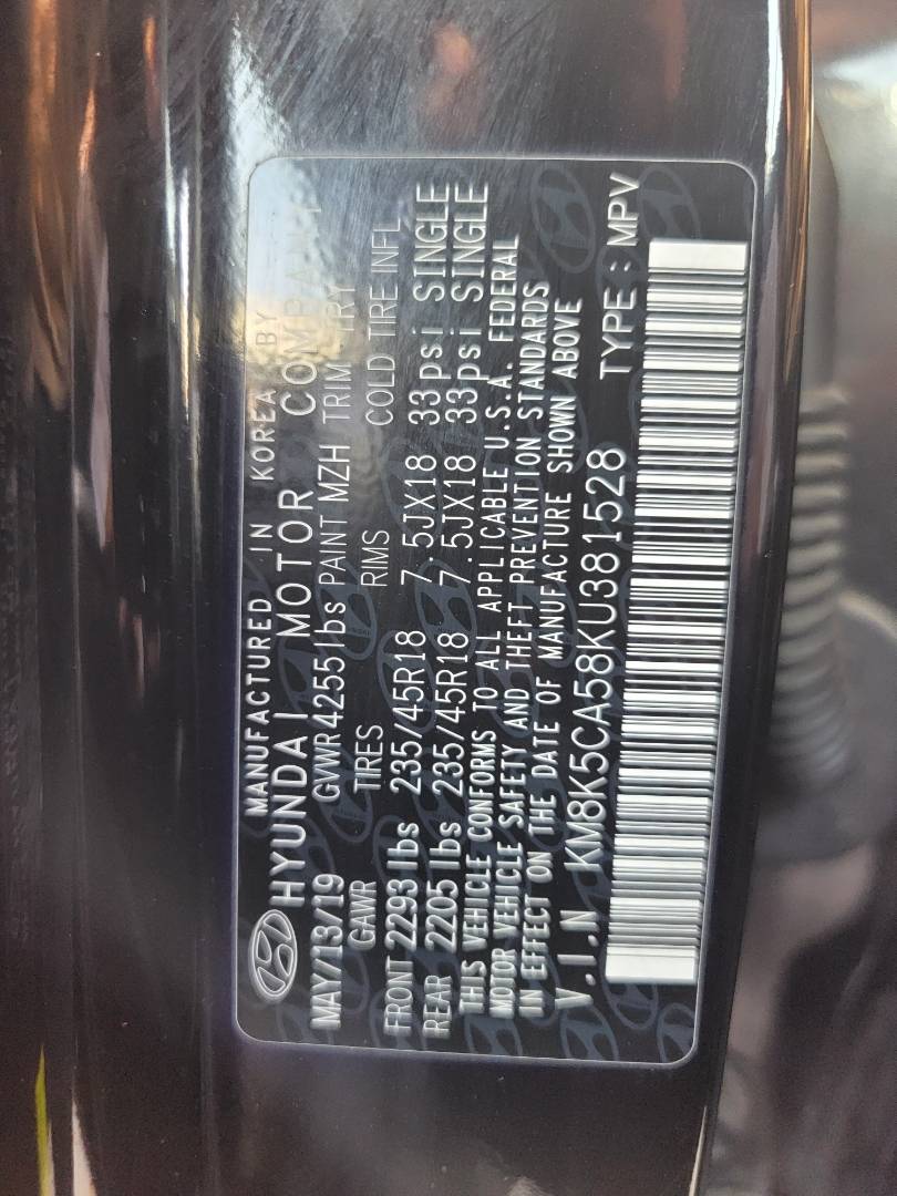 2019 HYUNDAI KONA — 112941 Miles — Lot 78607903 — Main - Marhaba Auctions Used Cars - Image 10