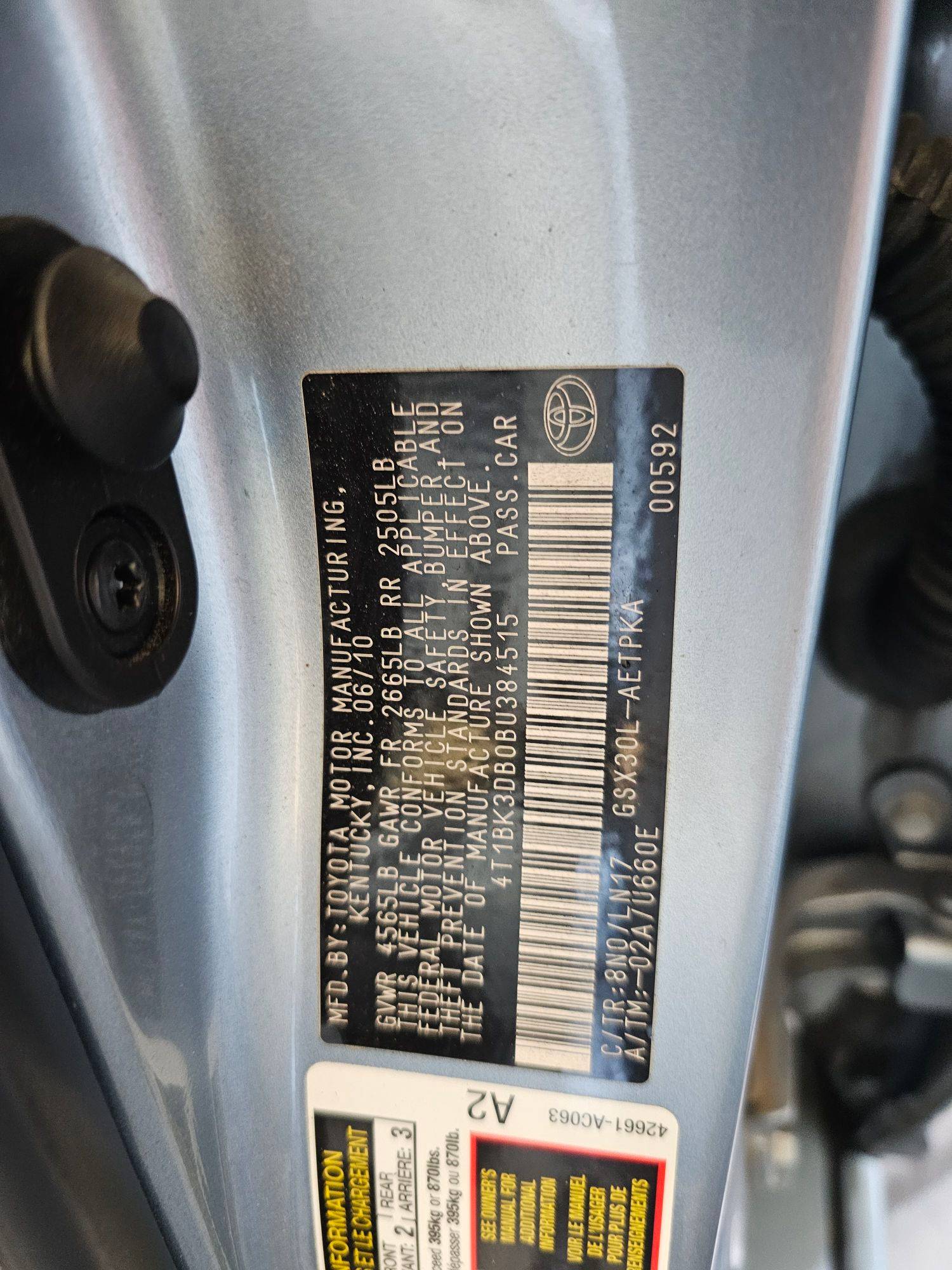 TOYOTA AVALON 2011 - Marhaba Auction Used Cars - Image 10