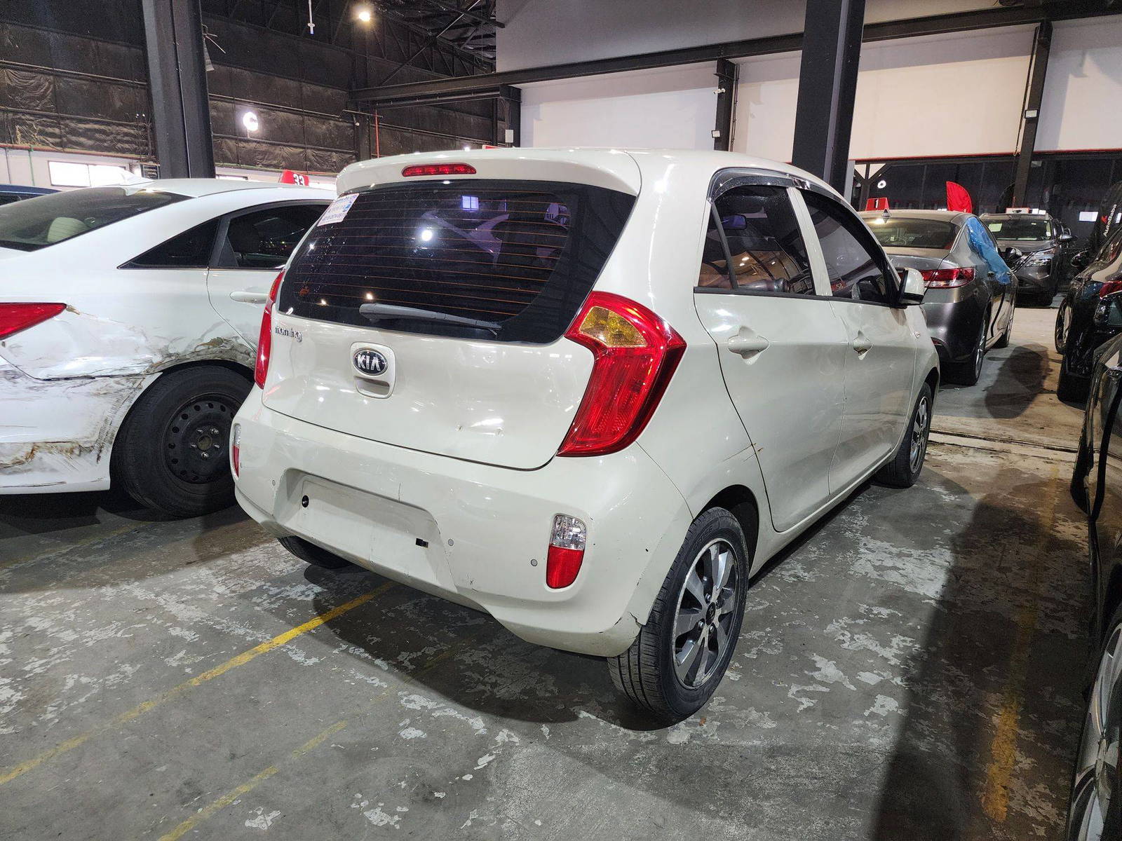 2013 KIA MORNING — 128536 KM — Lot 436486 — Al Quoz - Marhaba Auctions Used Cars - Image 3