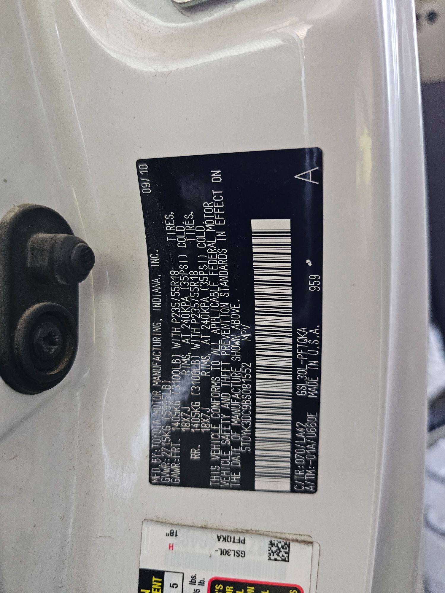 TOYOTA SIENNA 2011 - Marhaba Auction Used Cars - Image 10