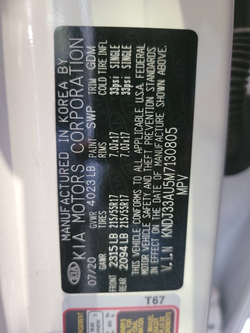 2021 KIA SOUL — 49949 Miles — Lot 38564680 - Marhaba Auctions Used Cars - Image 10
