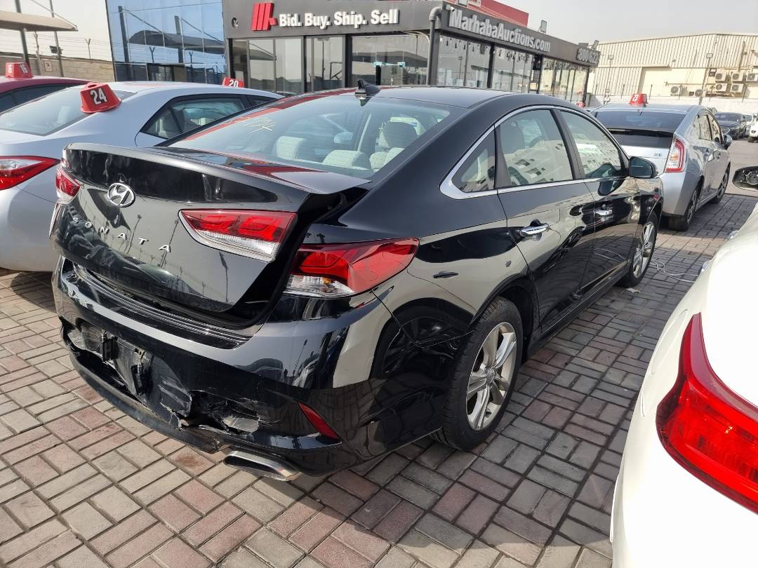 2018 HYUNDAI SONATA — 98477 Miles — Lot 124587 — Main - Marhaba Auctions Used Cars - Image 3