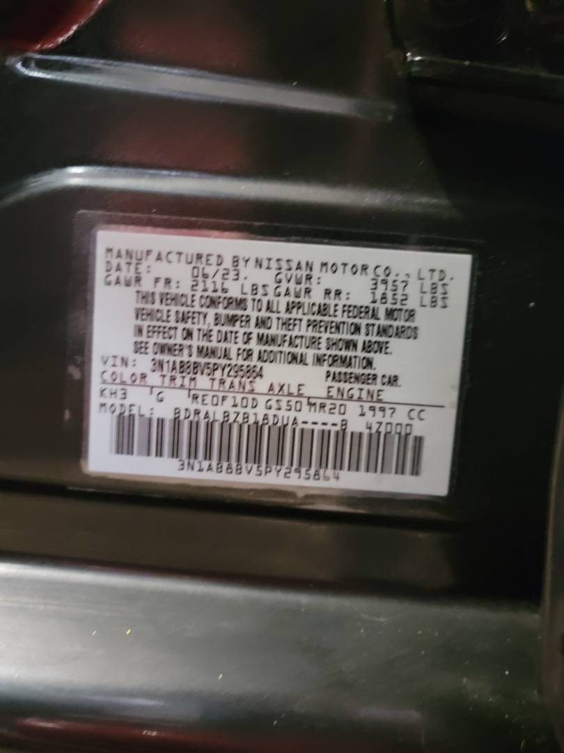 2023 NISSAN SENTRA — 23888 Miles — Lot PY295864 — Al Surrah - Marhaba Auctions Used Cars - Image 9