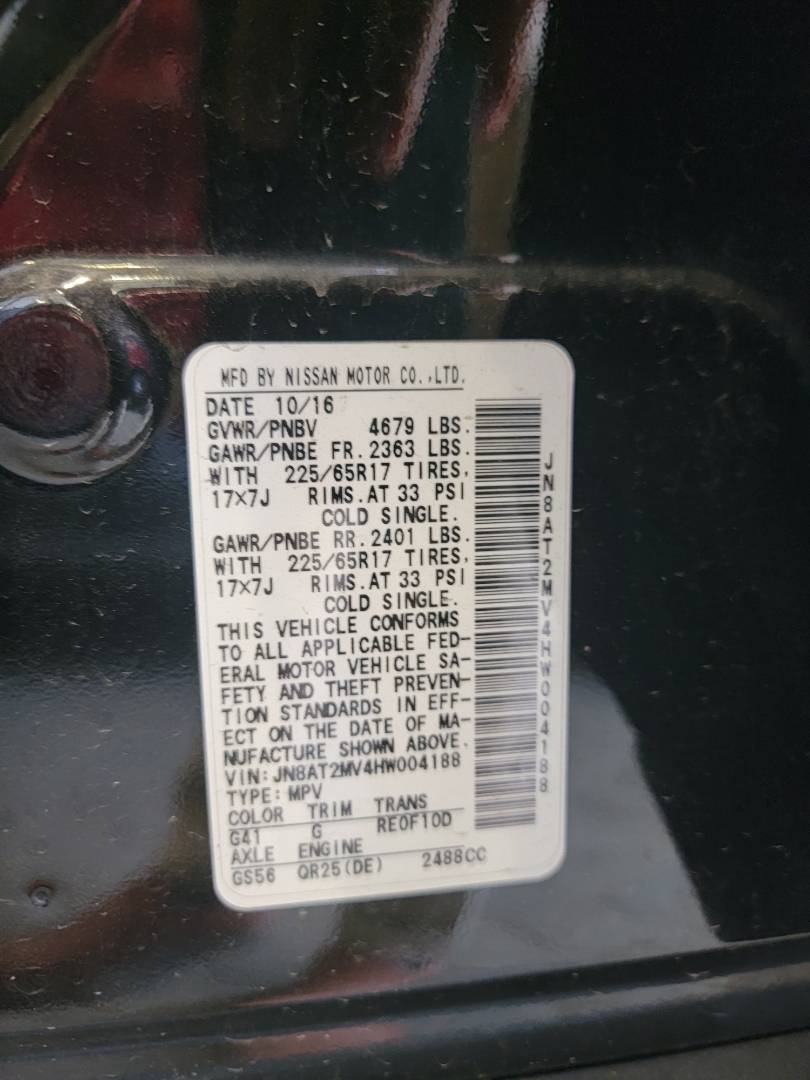 NISSAN ROGUE 2017 - Marhaba Auction Used Cars - Image 9