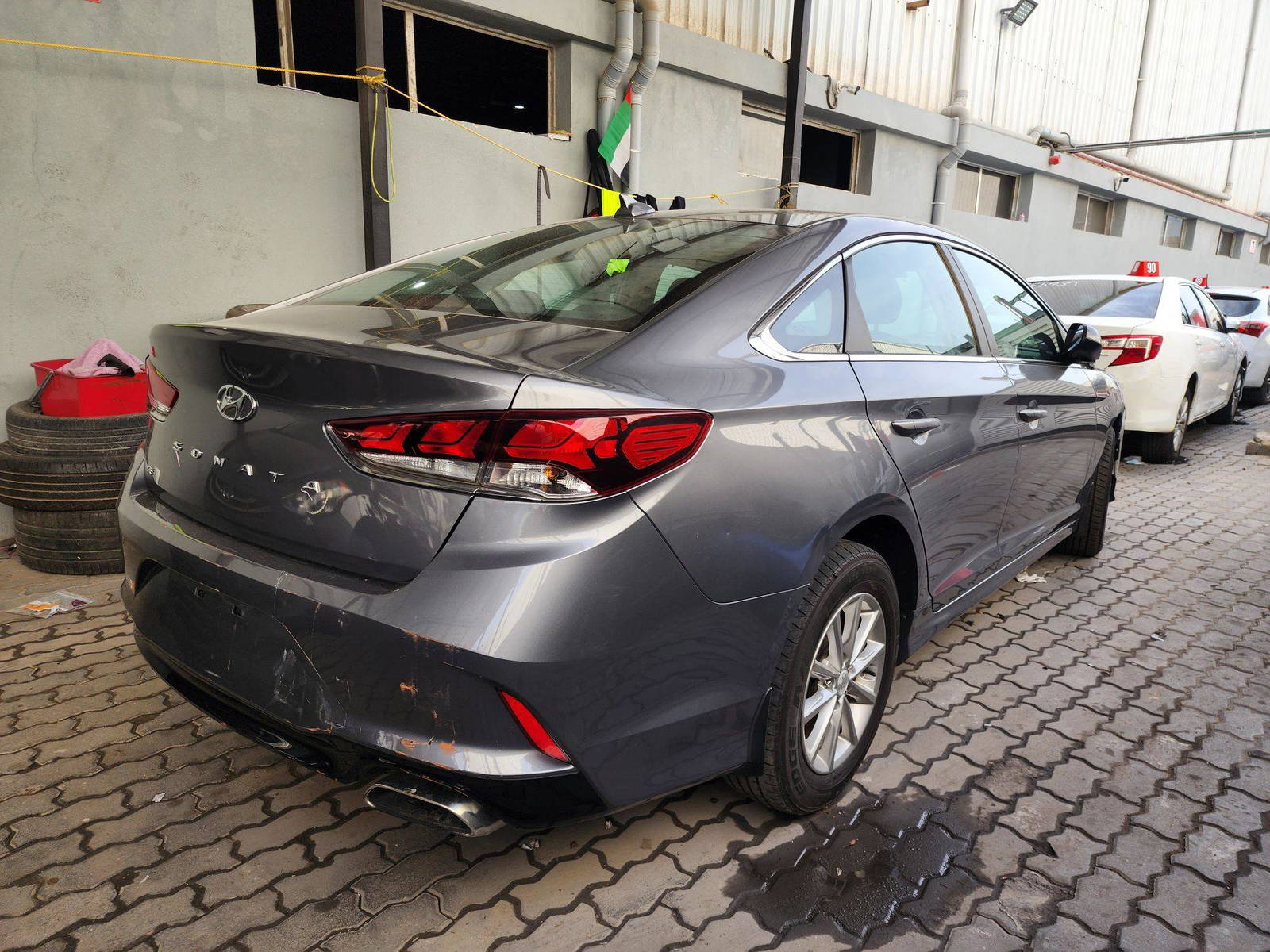 2019 HYUNDAI SONATA — 80817 Miles — Lot 68242494 — Al Quoz - Marhaba Auctions Used Cars - Image 4