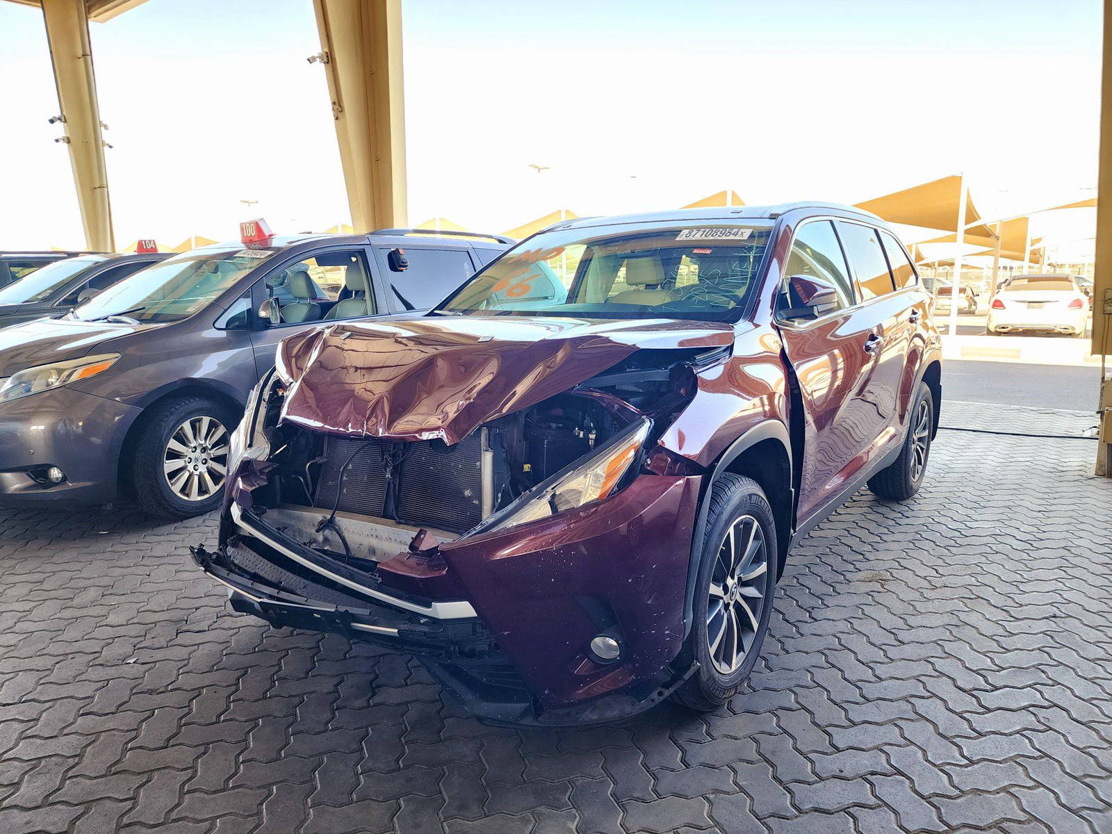 2019 TOYOTA HIGHLANDER — 85020 Miles — Lot RFH8KS935763 — Souq - Marhaba Auctions Used Cars - Image 5