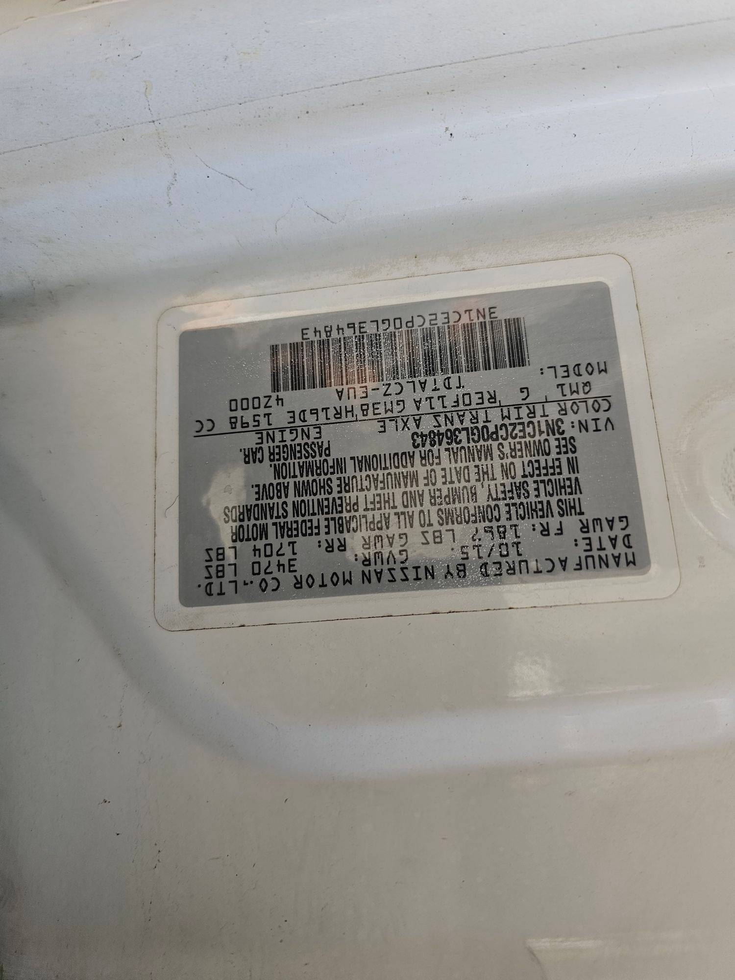 2016 NISSAN VERSA — 250984 Miles — Lot 364843 — Souq - Marhaba Auctions Used Cars - Image 9