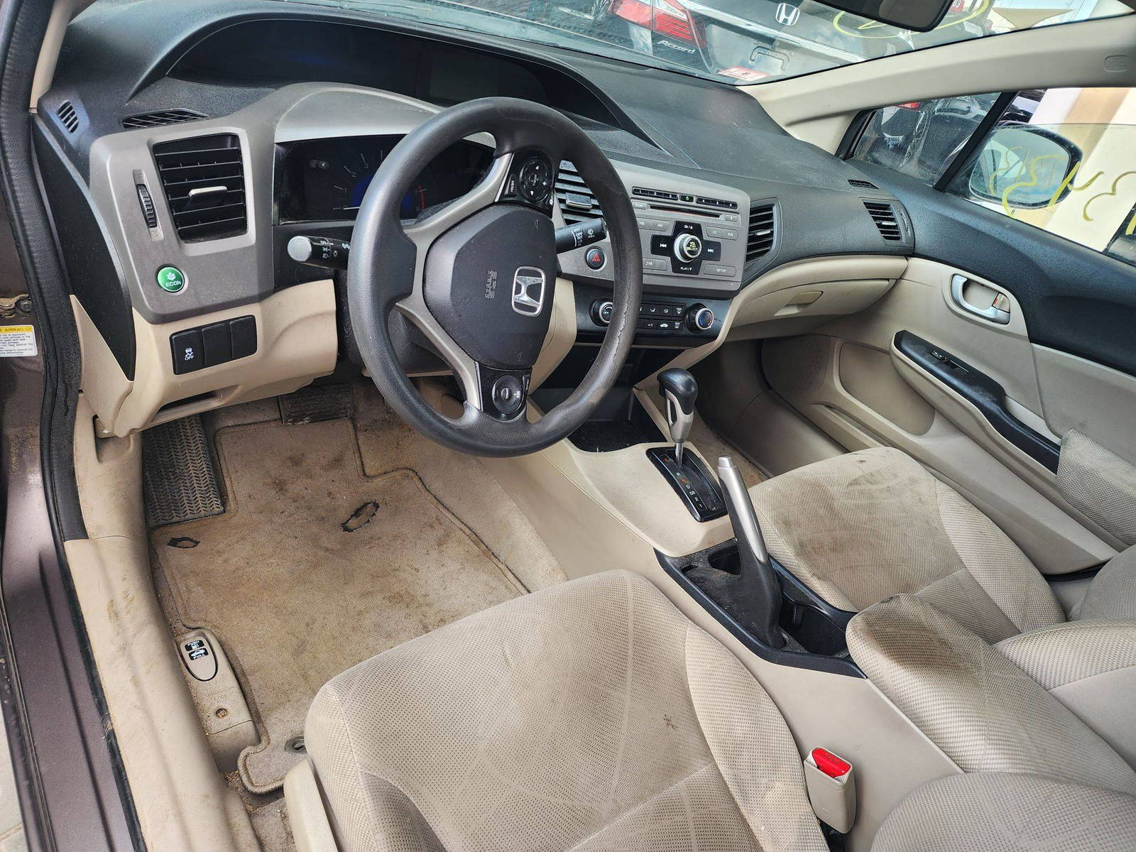 2012 HONDA CIVIC — 249751 Miles — Lot 68777343 - Marhaba Auctions Used Cars - Image 4