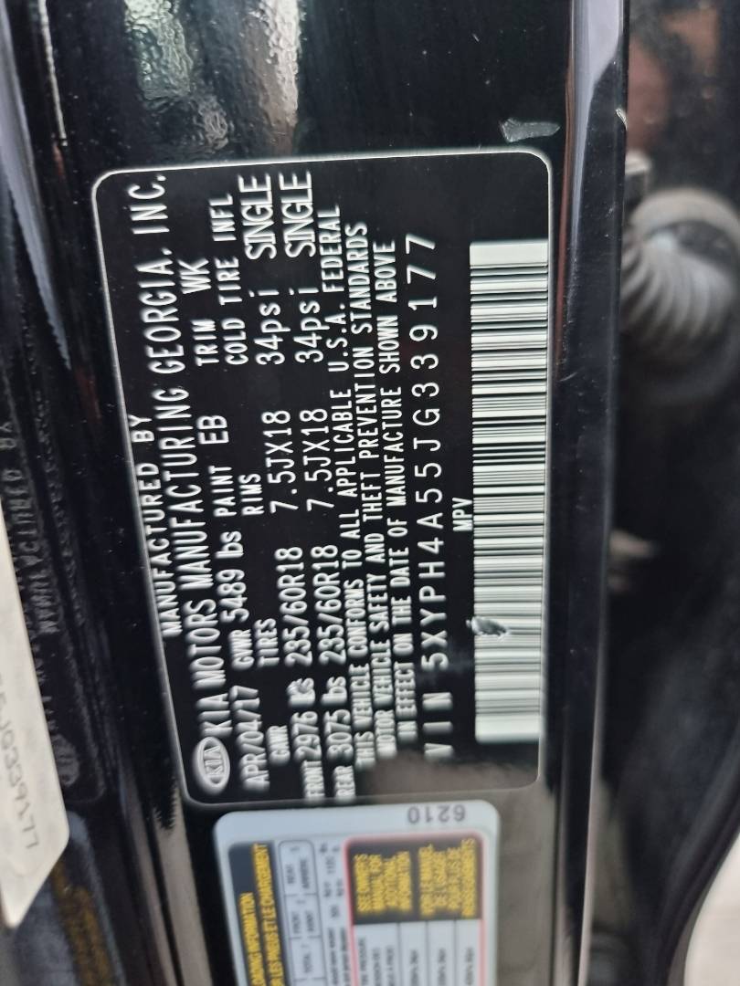 KIA SORENTO 2018 - Marhaba Auction Used Cars - Image 6