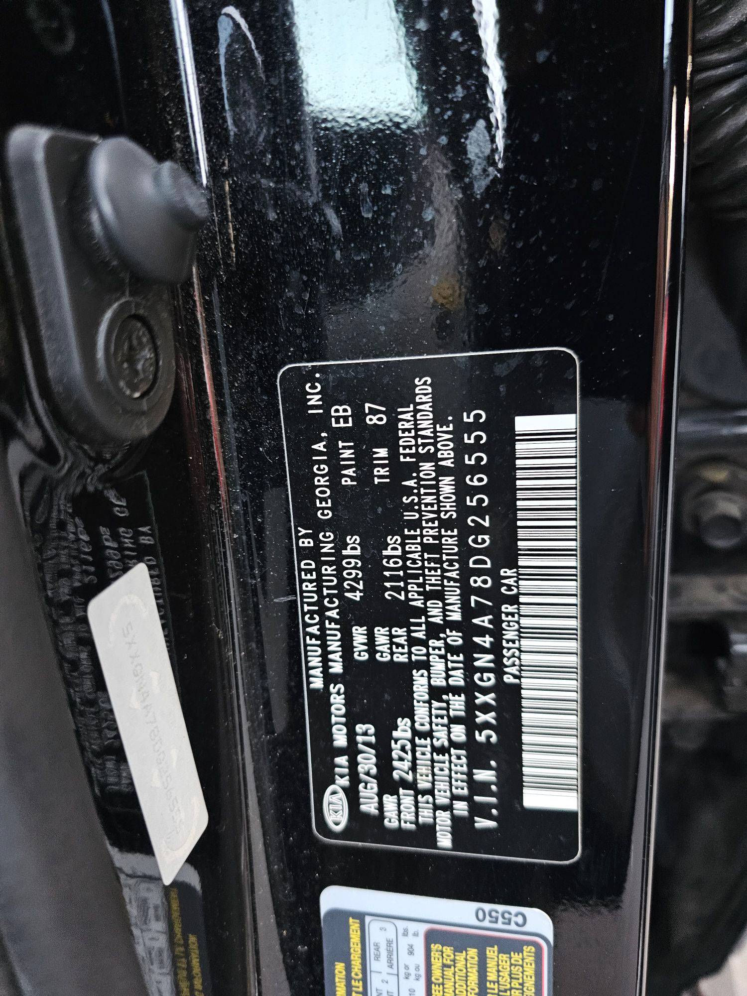 KIA OPTIMA 2013 - Marhaba Auction Used Cars - Image 10