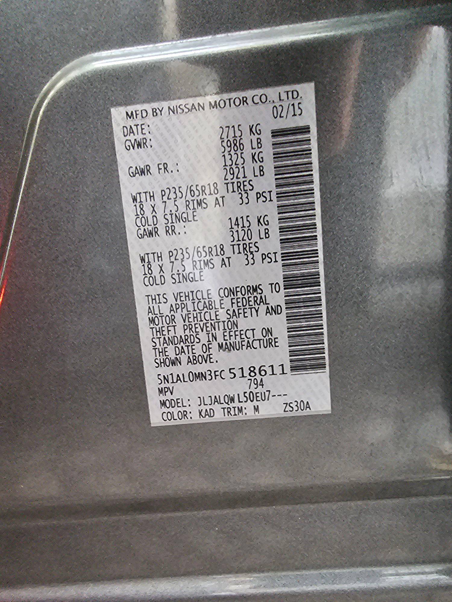 INFINITI QX60 2015 - Marhaba Auction Used Cars - Image 10