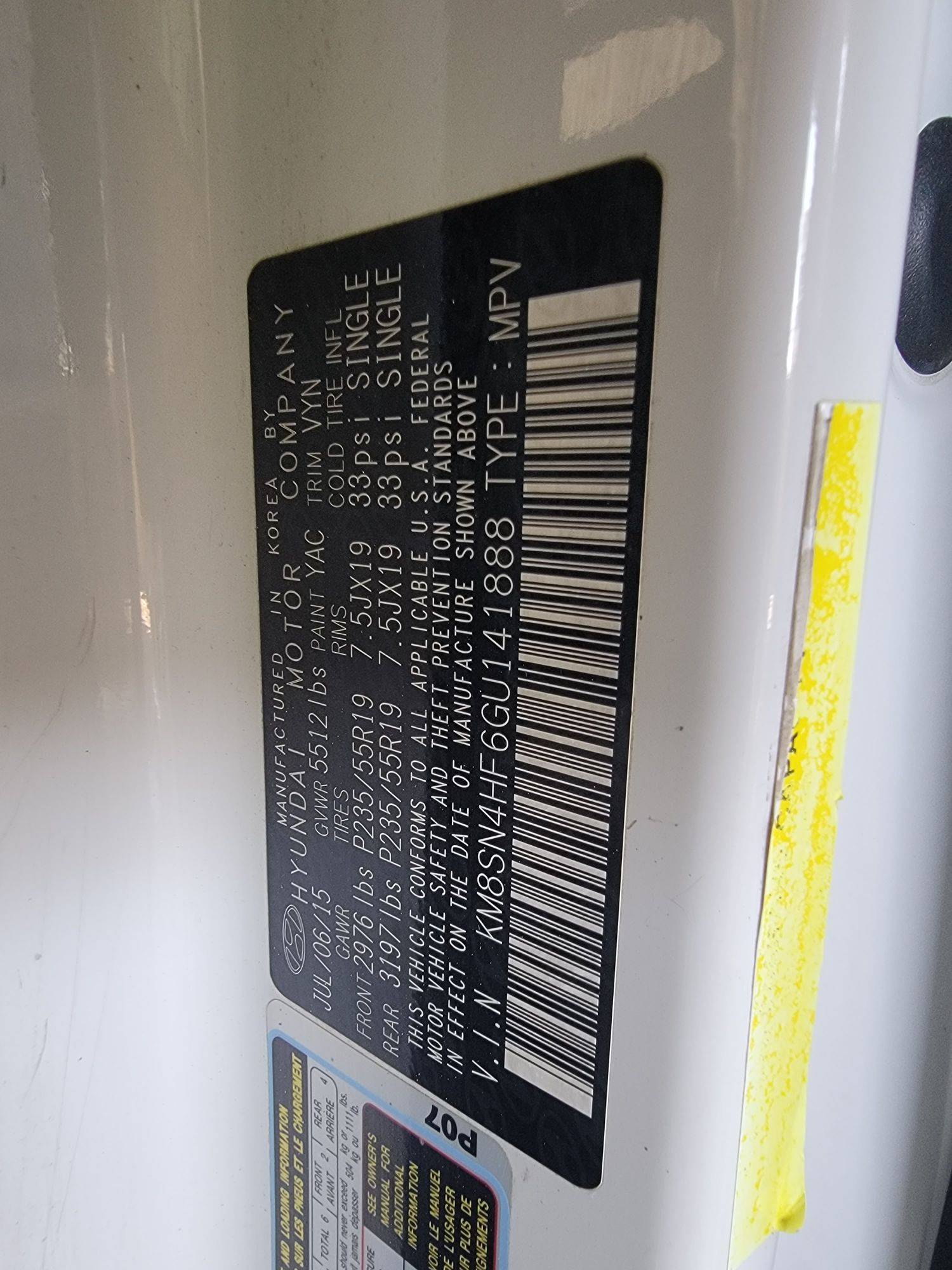 HYUNDAI SANTA FE 2016 - Marhaba Auction Used Cars - Image 9