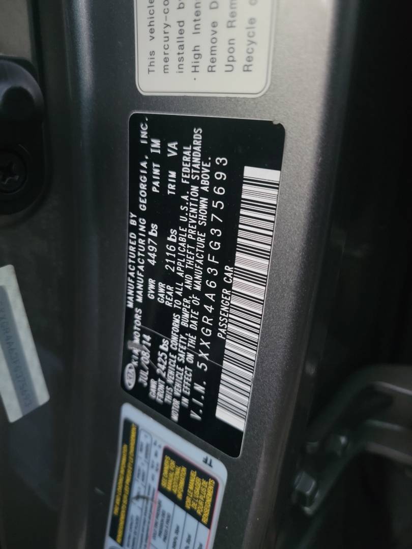 2015 KIA OPTIMA — 222124 Miles — Lot G375693 — Main - Marhaba Auctions Used Cars - Image 9