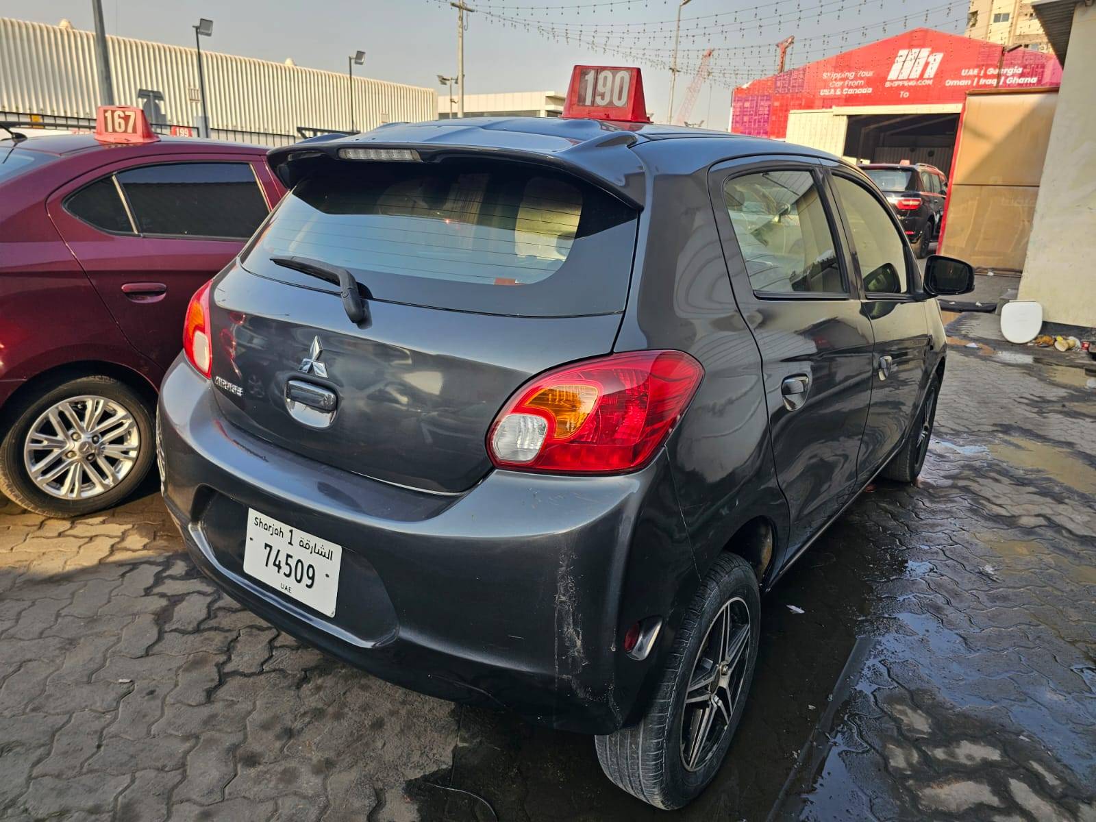 2014 MITSUBISHI MIRAGE — 225655 KM — Lot AEH015104 — Main - Marhaba Auctions Used Cars - Image 3