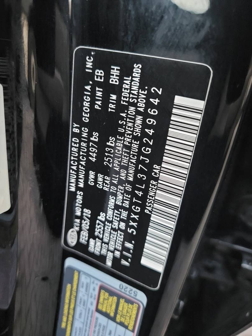 2018 KIA OPTIMA — 89930 Miles — Lot JG249642 — Main - Marhaba Auctions Used Cars - Image 9