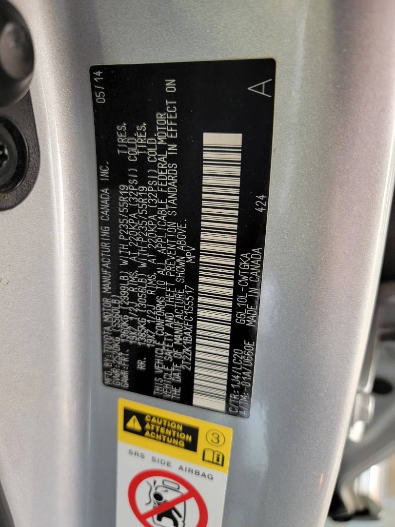 2015 LEXUS RX 350 — 109746 Miles — Lot C155517 - Marhaba Auctions Used Cars - Image 10