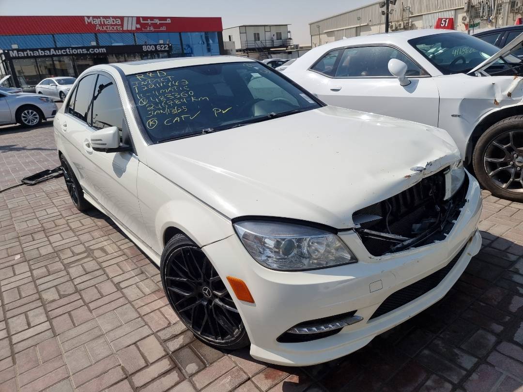 2011 MERCEDES BENZ C-250 — 246784 KM — Lot 125487 — Main - Marhaba Auctions Used Cars - Image 3