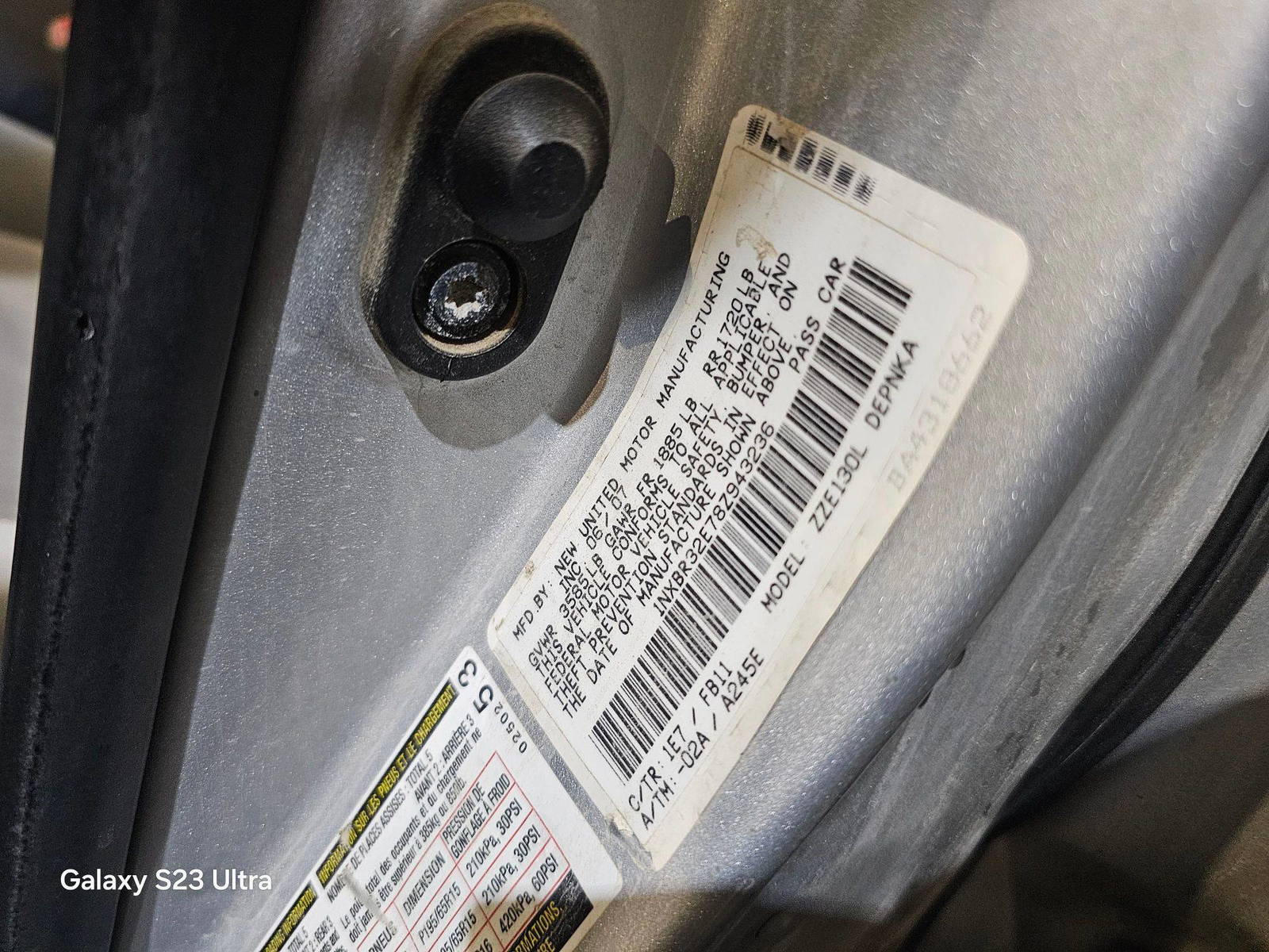 TOYOTA COROLLA 2008 - Marhaba Auction Used Cars - Image 9