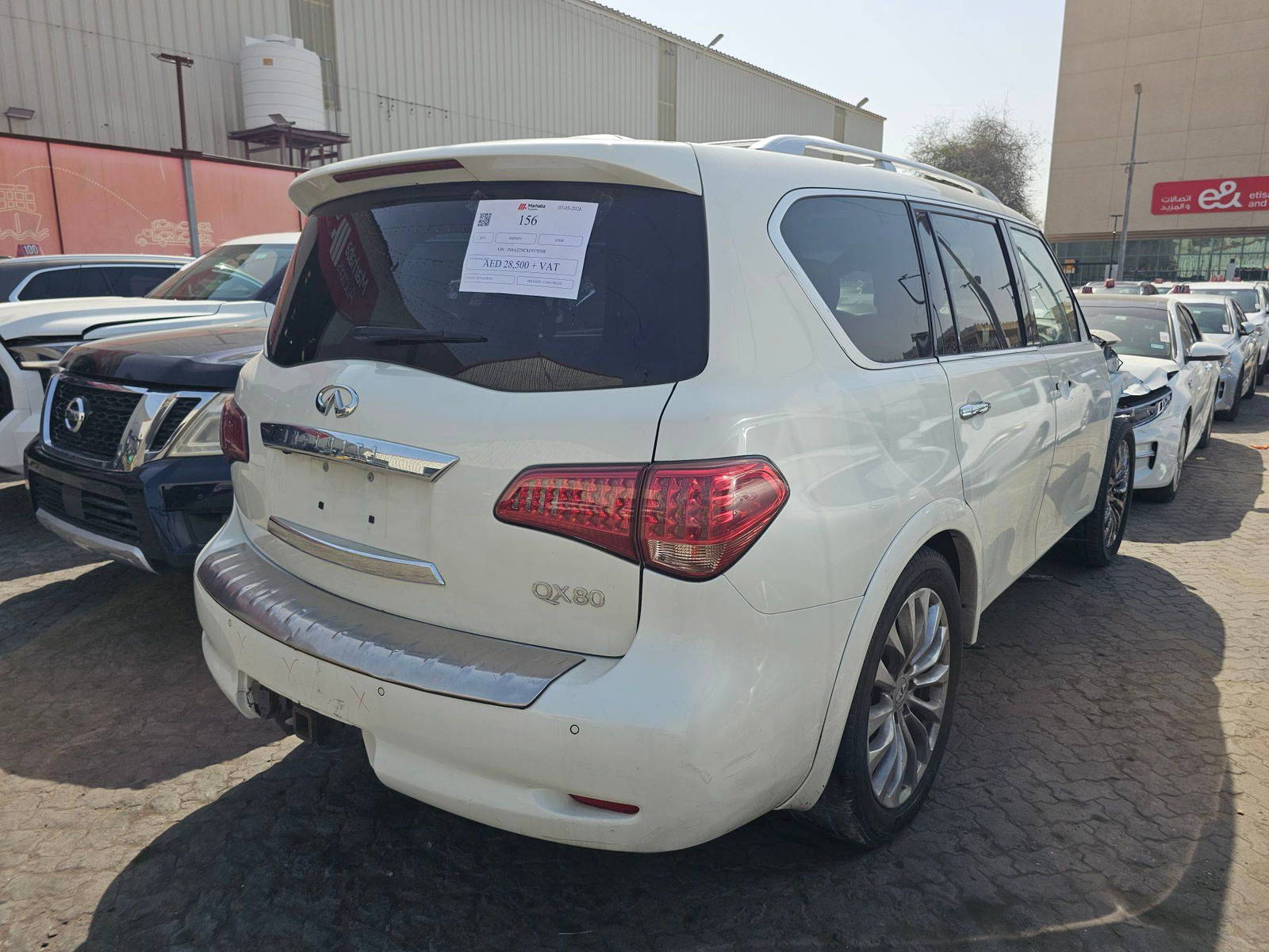INFINITI QX80 2015 - Marhaba Auction Used Cars - Image 4