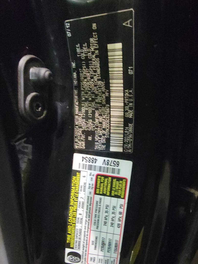 2012 TOYOTA SIENNA — 267676 Miles — Lot CS276879 — Main - Marhaba Auctions Used Cars - Image 10