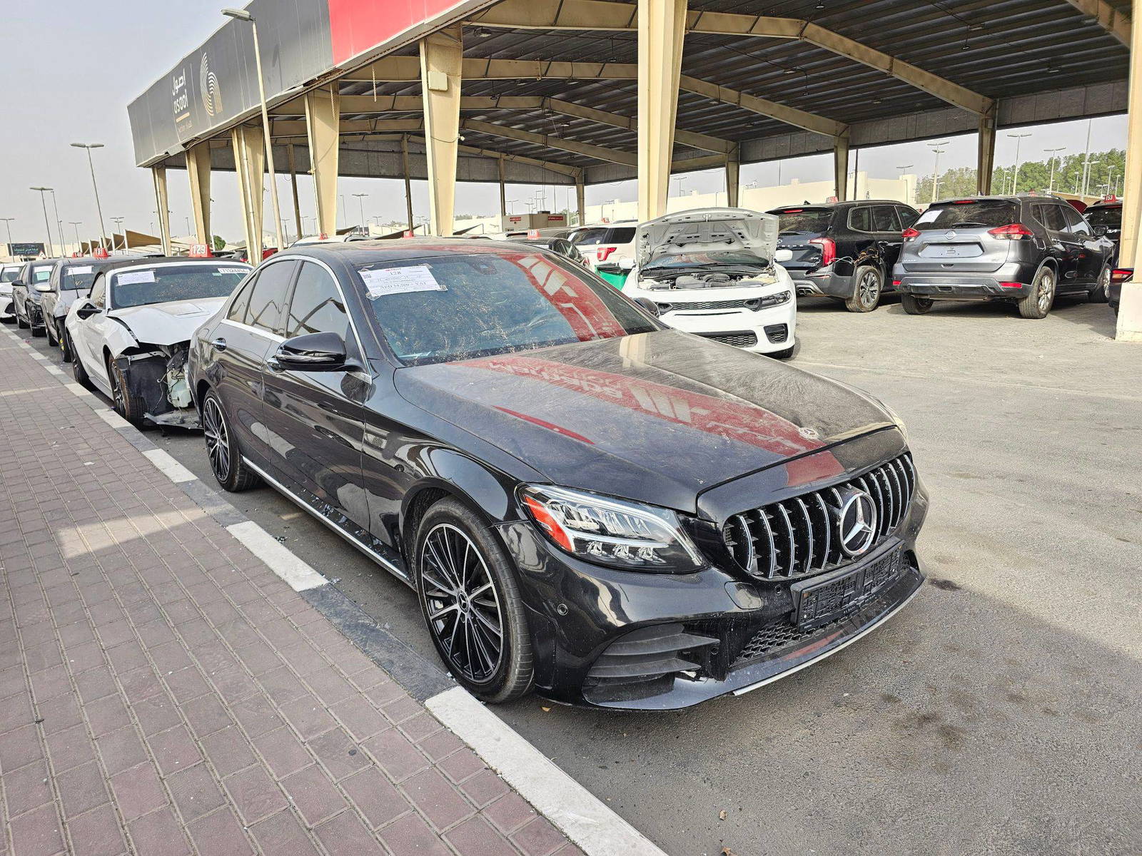 2021 MERCEDES BENZ C300 — 121955 KM — Lot 2MR604479 — Souq - Marhaba Auctions Used Cars - Image 3