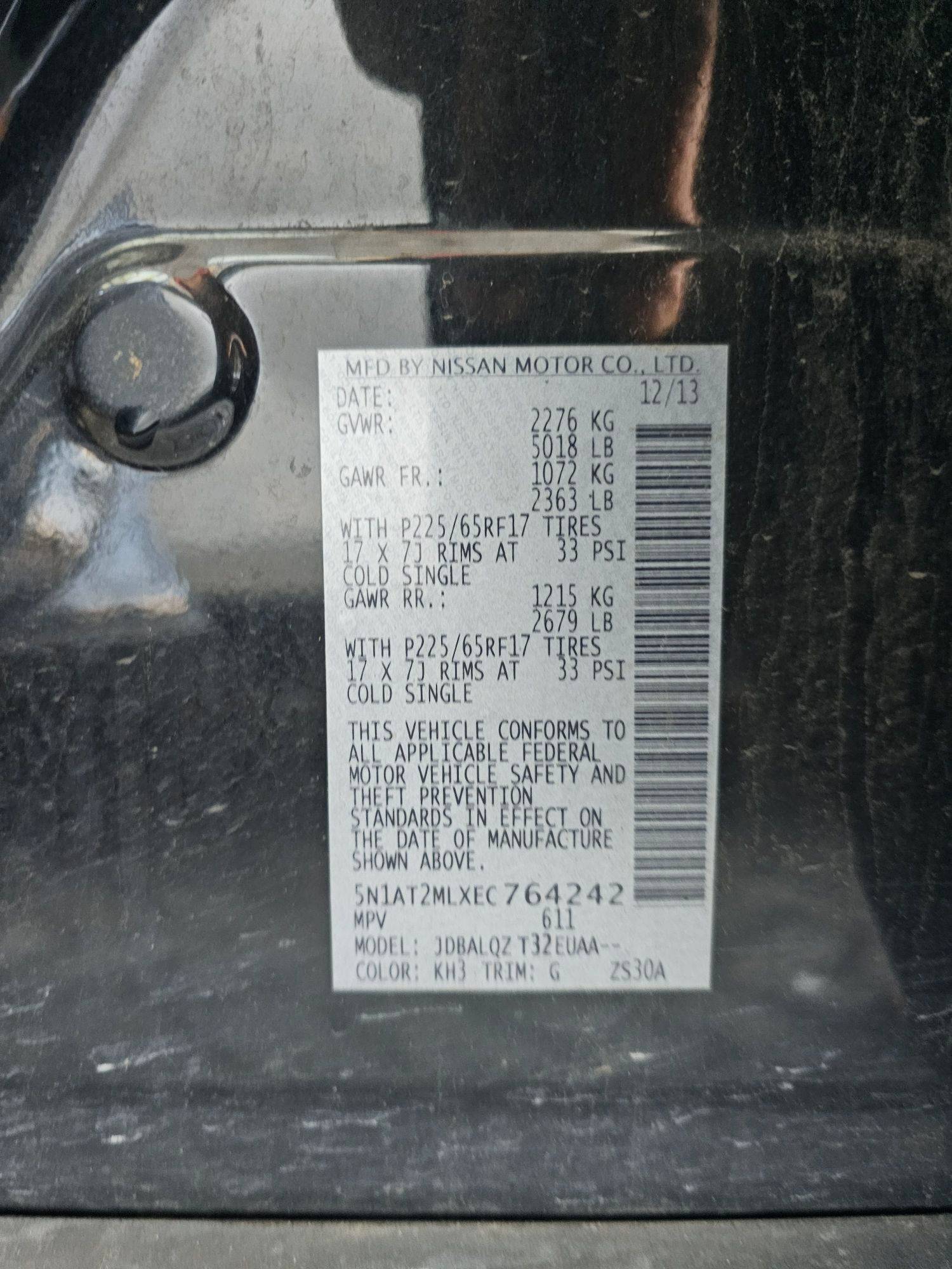 NISSAN ROGUE 2014 - Marhaba Auction Used Cars - Image 6