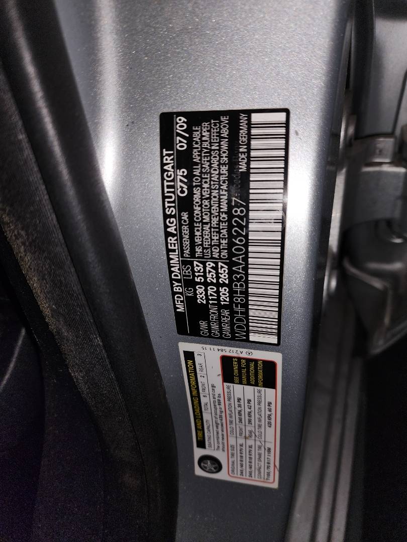 2010 MERCEDES BENZ E 350 — 122116 Miles — Lot 76179883 - Marhaba Auctions Used Cars - Image 3