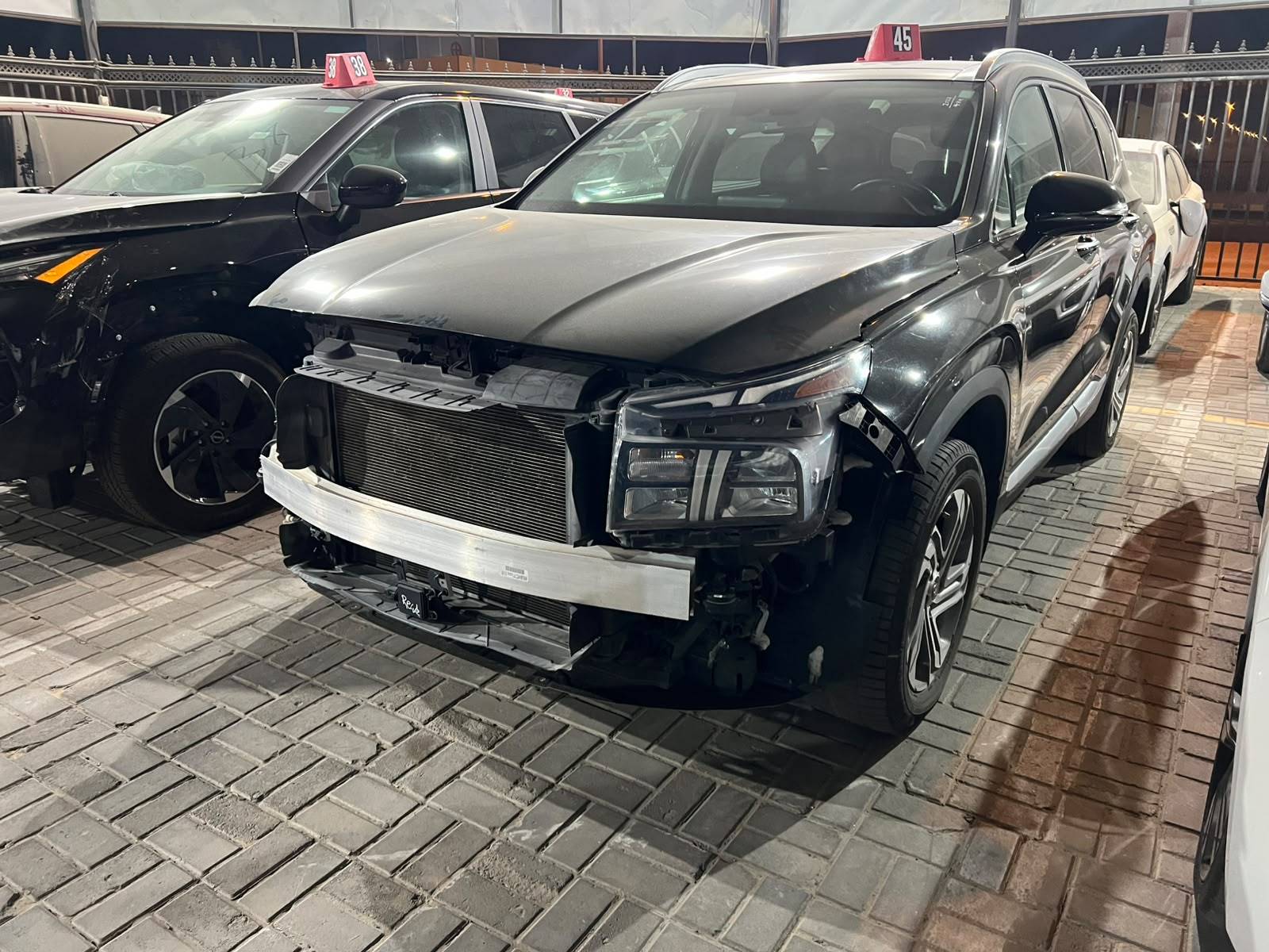 2022 HYUNDAI SANTA FE — sold — 75367 Miles — Lot H426763 — Al Sajaa - Marhaba Auctions Used Cars - Image 5