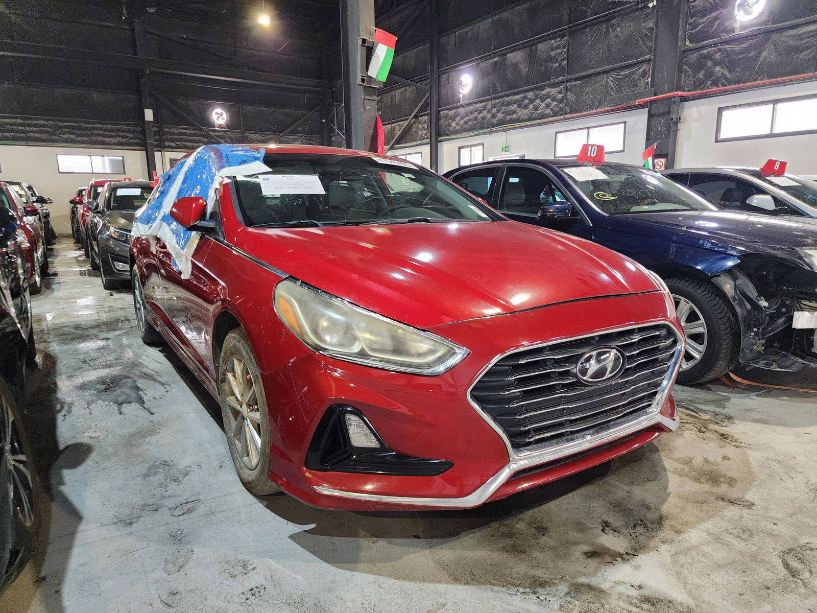 2019 HYUNDAI SONATA — 107136 Miles — Lot 47940405 — Al Quoz - Marhaba Auctions Used Cars - Image 9