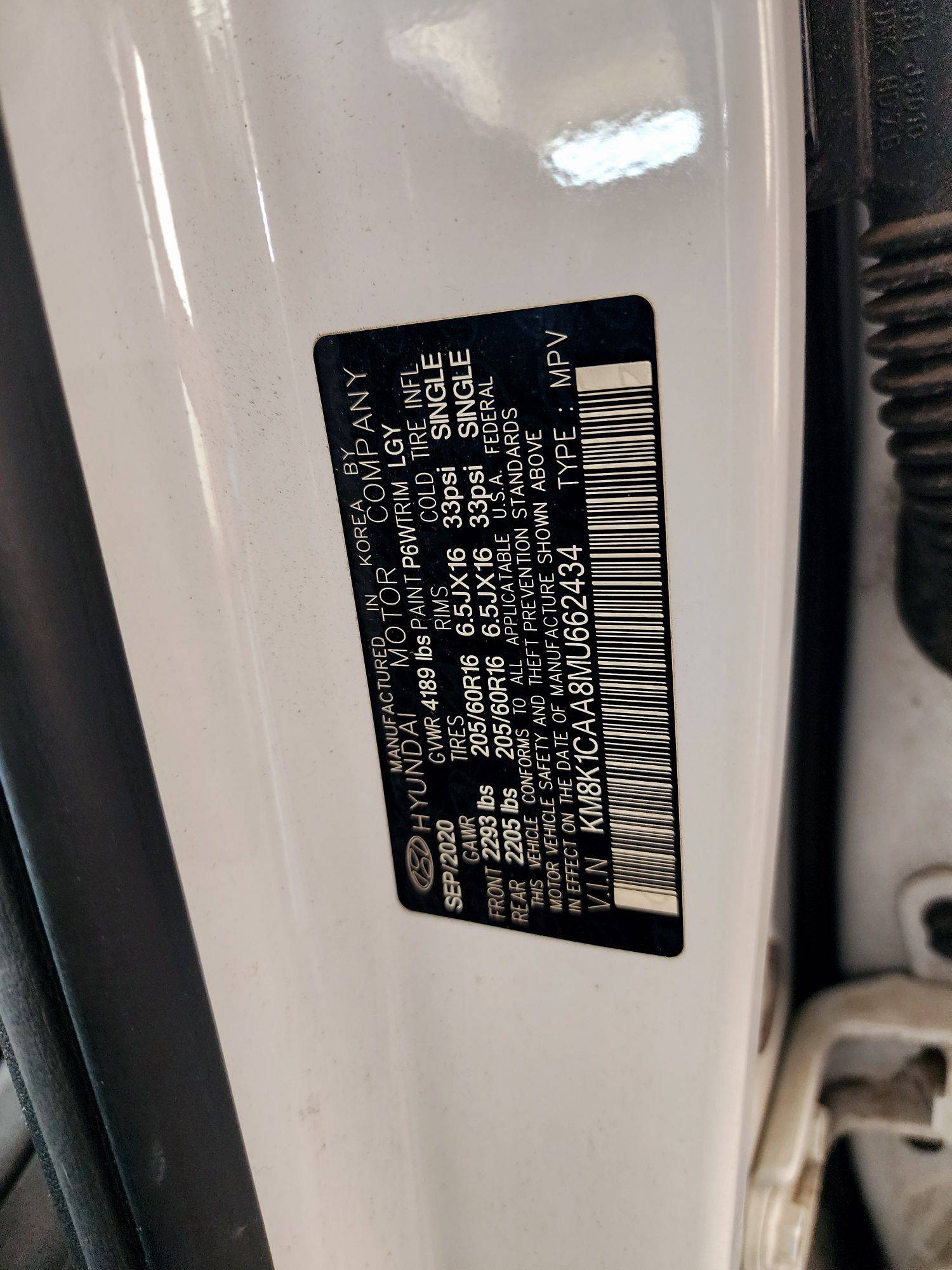 2021 HYUNDAI KONA — 40341 Miles — Lot CAA8MU662434 — Souq - Marhaba Auctions Used Cars - Image 9