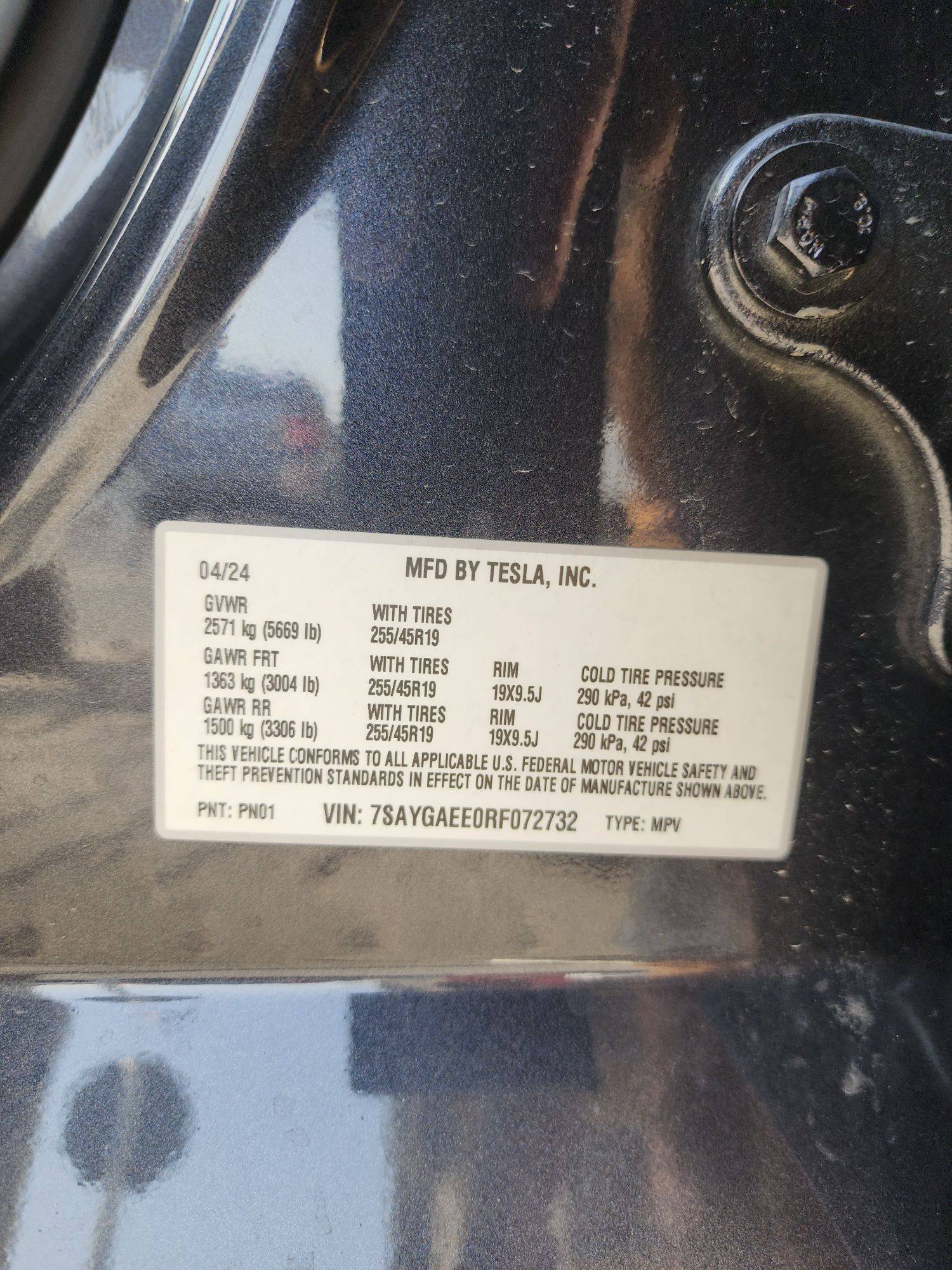 2024 TESLA MODEL Y — 5061 Miles — Lot RF072732 — Souq - Marhaba Auctions Used Cars - Image 10