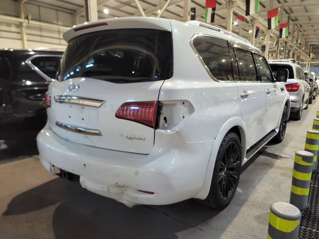 2014 INFINITI QX80 — 131124 Miles — Lot 4E9062941 — Main - Marhaba Auctions Used Cars - Image 3
