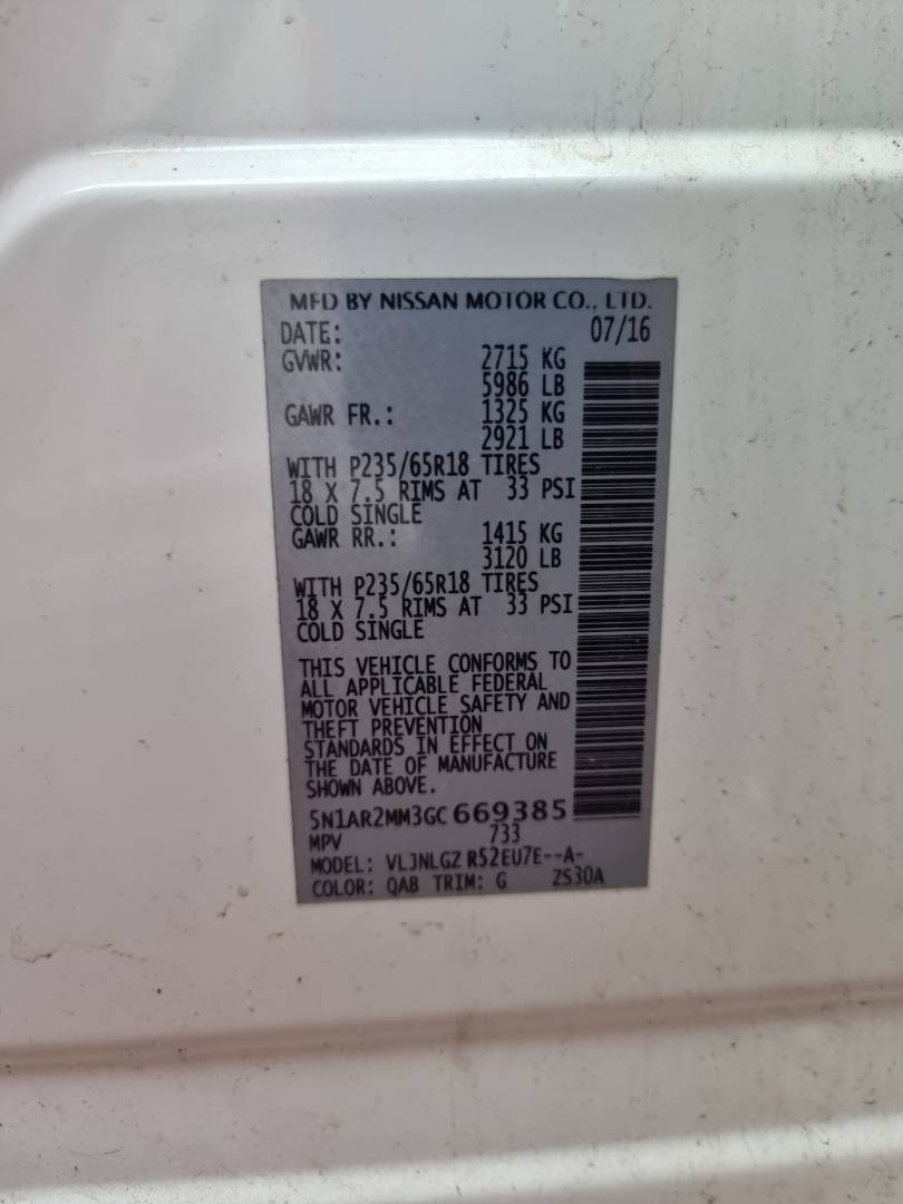 NISSAN PATHFINDER 2016 - Marhaba Auction Used Cars - Image 9