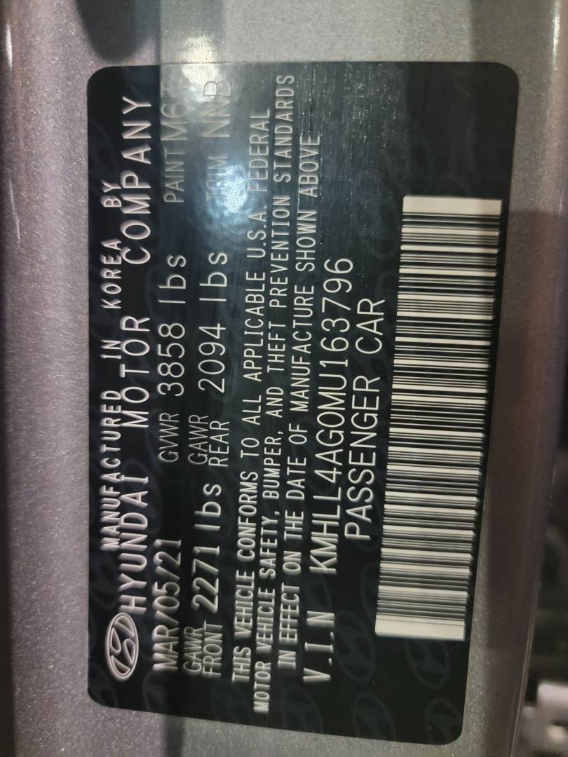 2021 HYUNDAI ELANTRA — 76874 KM — Lot MU163796 - Marhaba Auctions Used Cars - Image 9