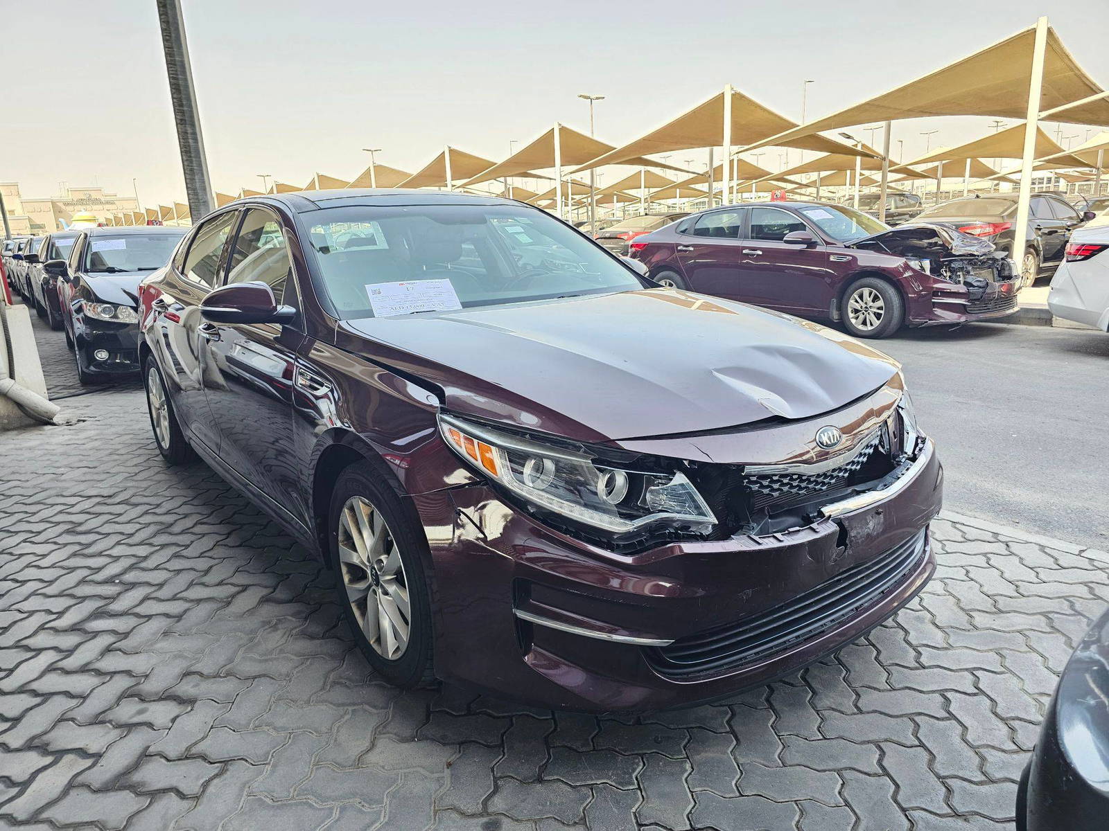 2016 KIA OPTIMA — 97625 Miles — Lot GG114750 — Souq - Marhaba Auctions Used Cars - Image 4