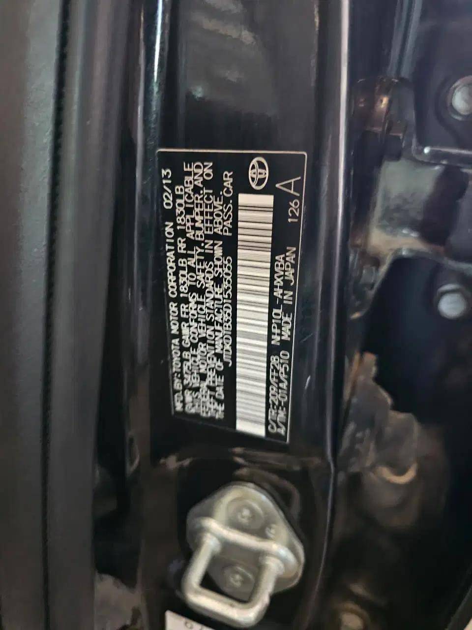2013 TOYOTA PRIUS C — 303951 Miles — Lot D1535055 — Main - Marhaba Auctions Used Cars - Image 10