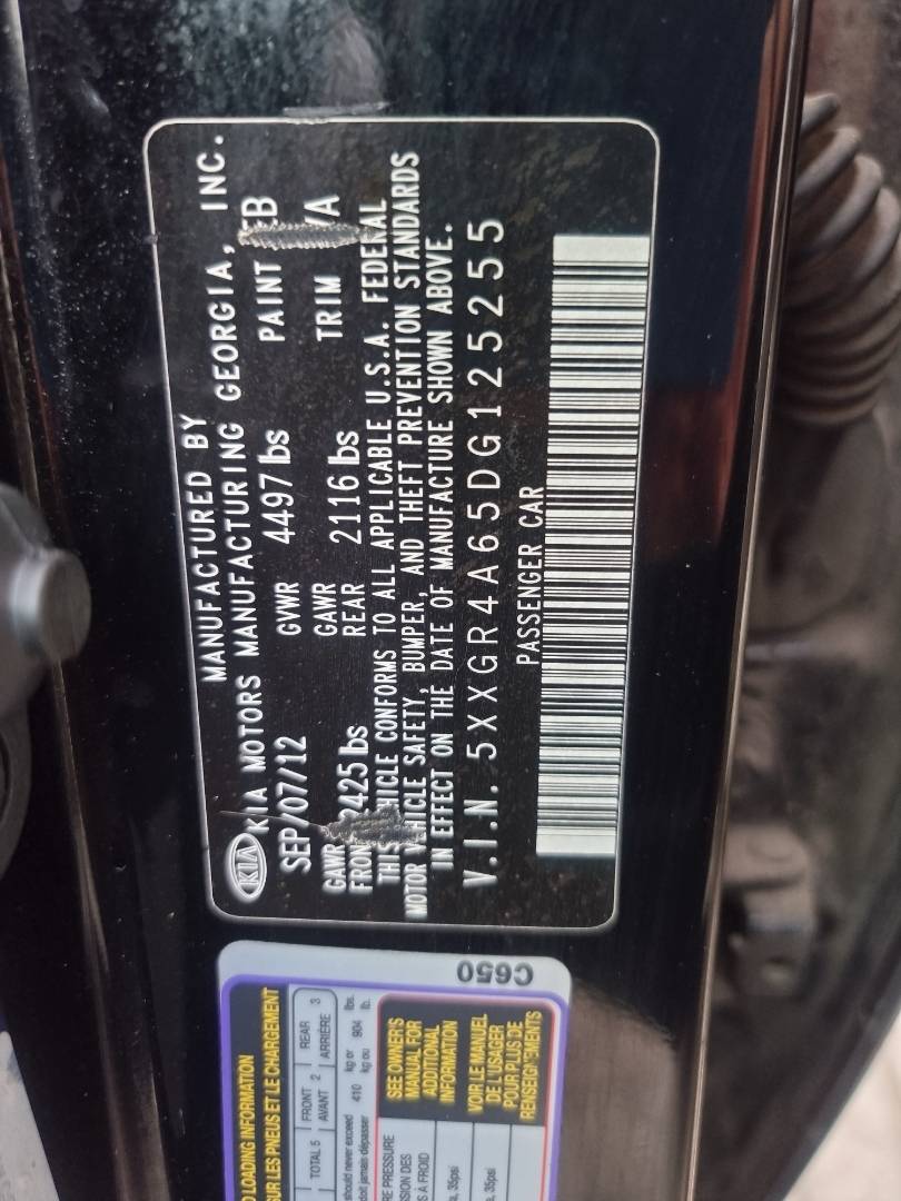 KIA OPTIMA 2013 - Marhaba Auction Used Cars - Image 10