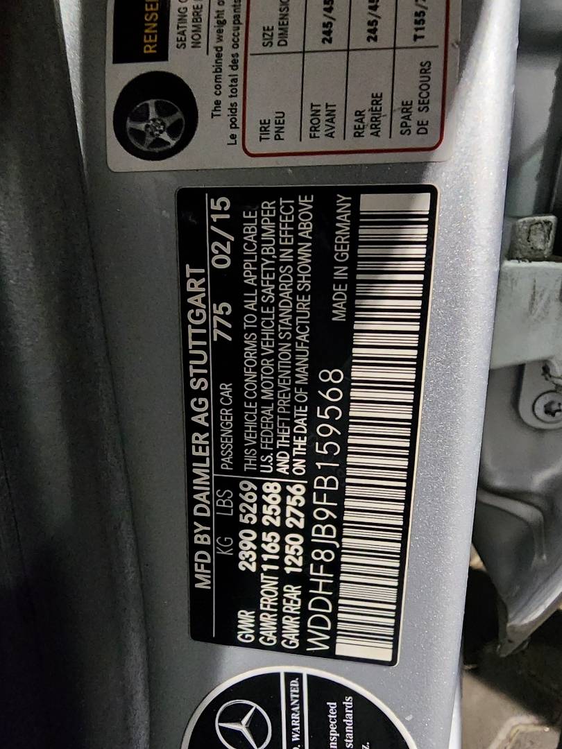 2015 MERCEDES BENZ E 350 — 106453 Miles — Lot 38085715 - Marhaba Auctions Used Cars - Image 4