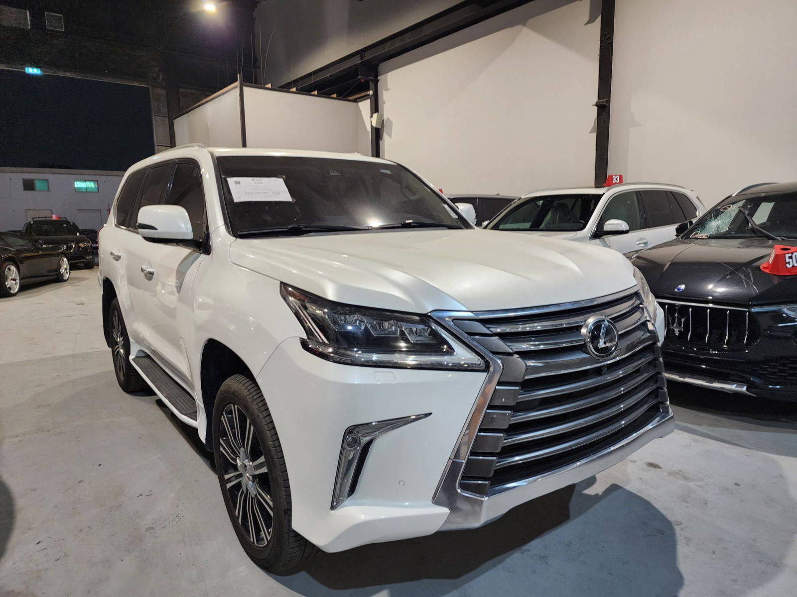 2019 LEXUS LX 570 — 23437 Miles — Lot 84558 — Al Quoz - Marhaba Auctions Used Cars - Image 3