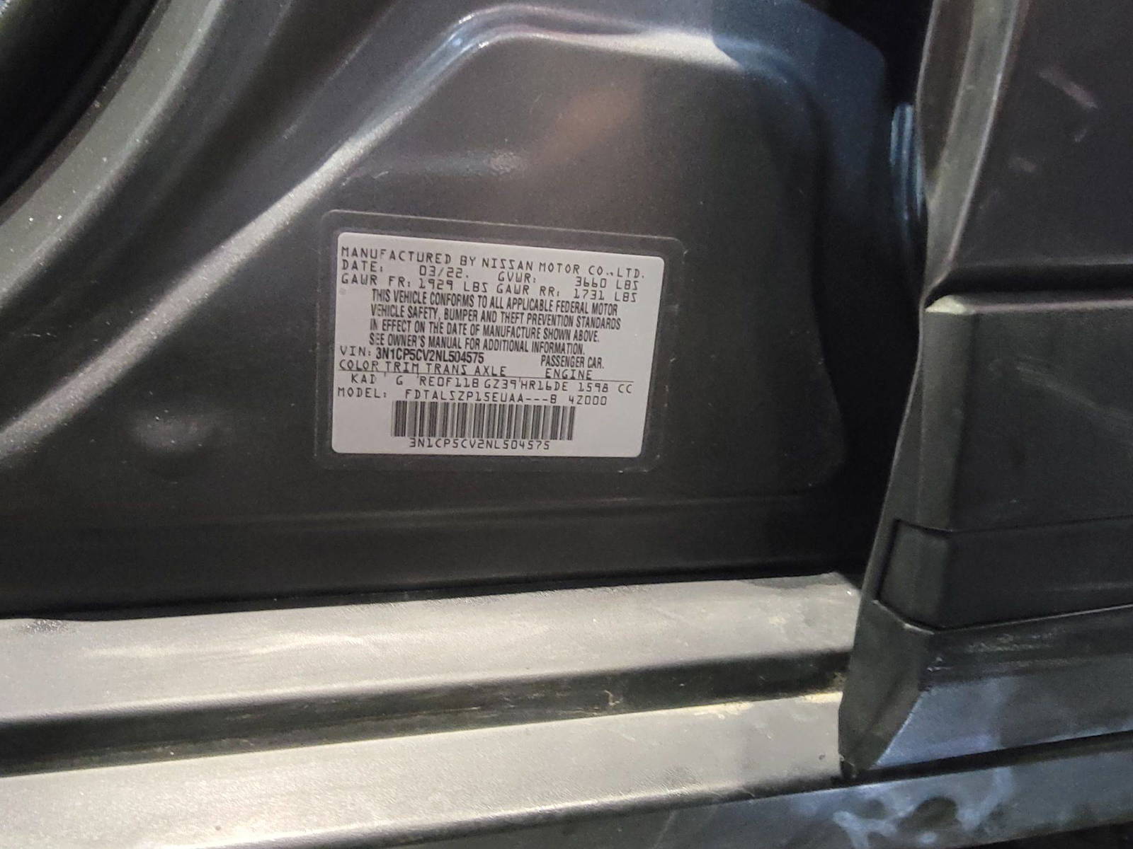 NISSAN KICKS 2022 - Marhaba Auction Used Cars - Image 10