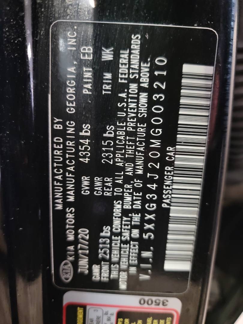 2021 KIA K5 — 48825 Miles — Lot 0MG003210 — Main - Marhaba Auctions Used Cars - Image 11
