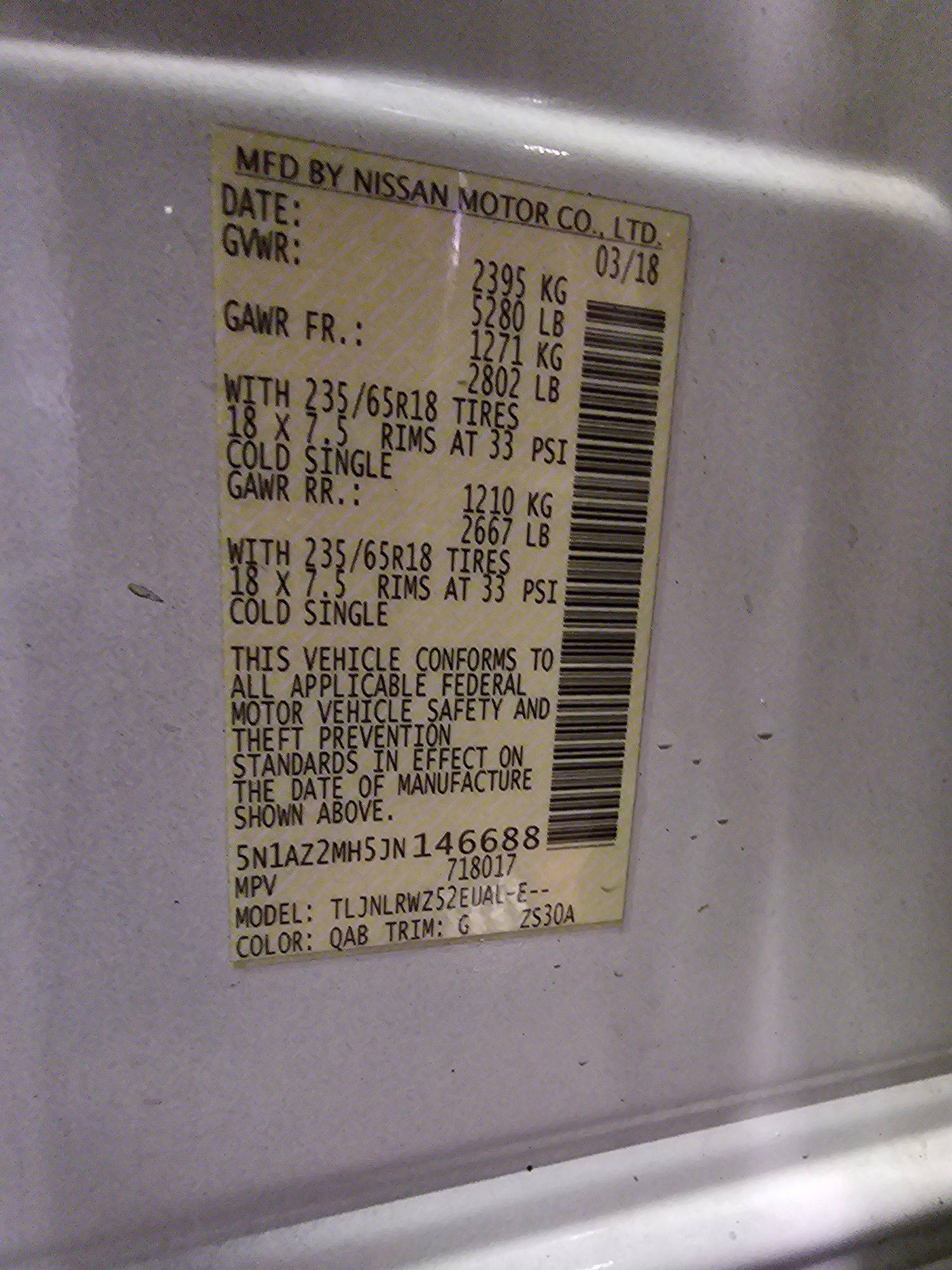 NISSAN MURANO 2018 - Marhaba Auction Used Cars - Image 11