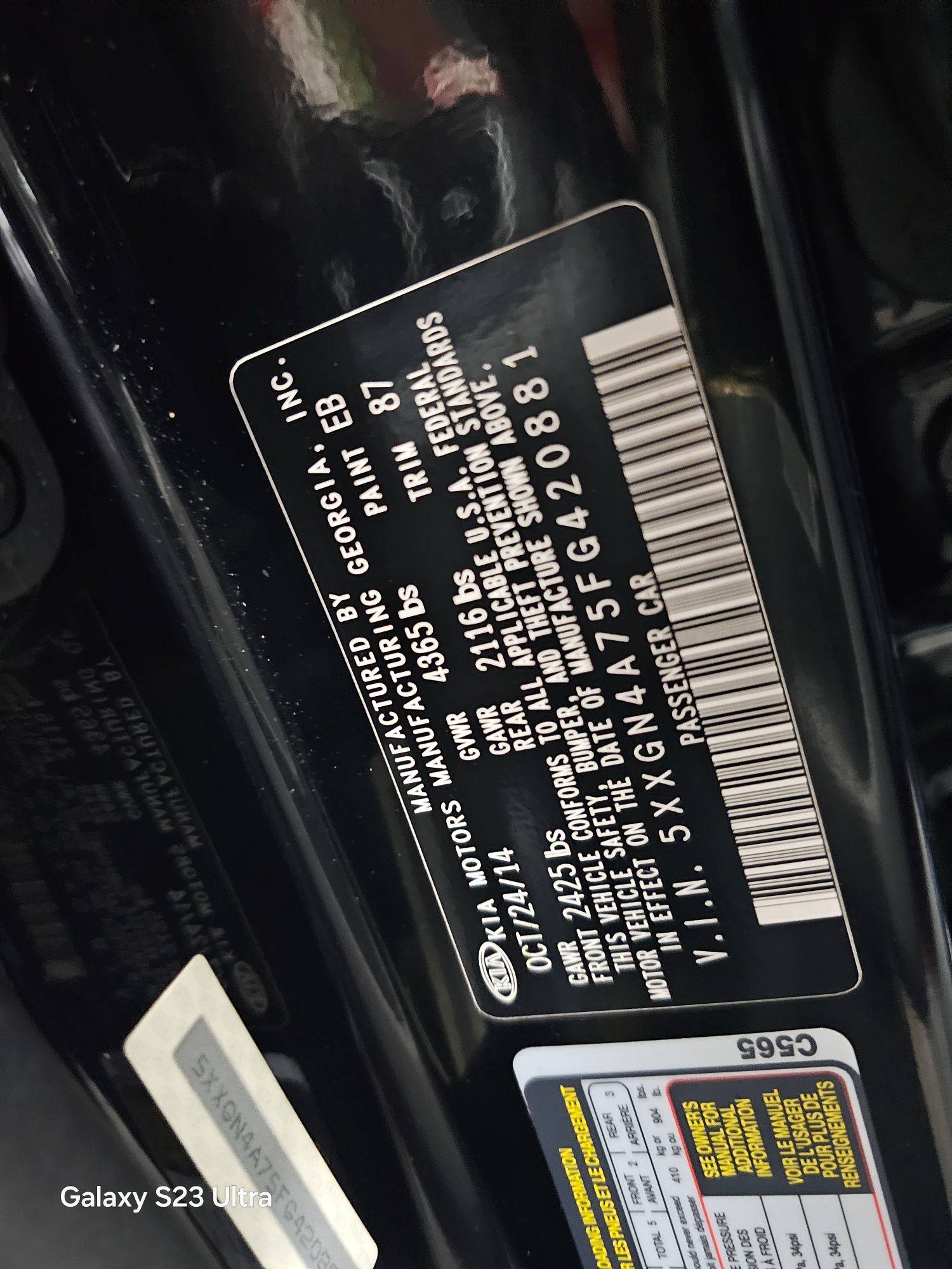 KIA OPTIMA 2015 - Marhaba Auction Used Cars - Image 10