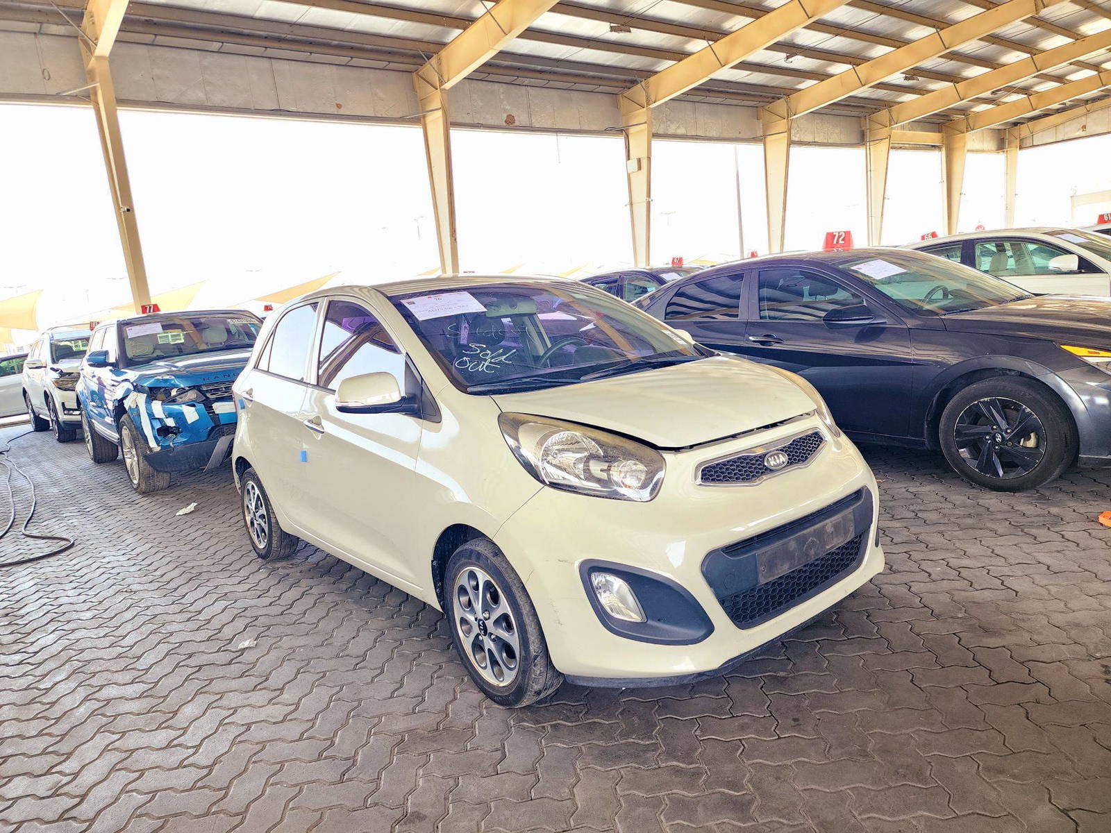 2012 KIA MORNING — 228431 KM — Lot 242860 — Ind. 12 - Marhaba Auctions Used Cars - Image 4