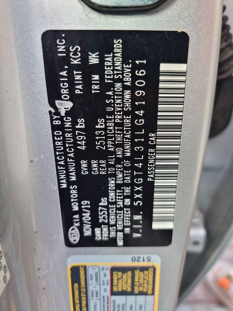 KIA OPTIMA 2020 - Marhaba Auction Used Cars - Image 7