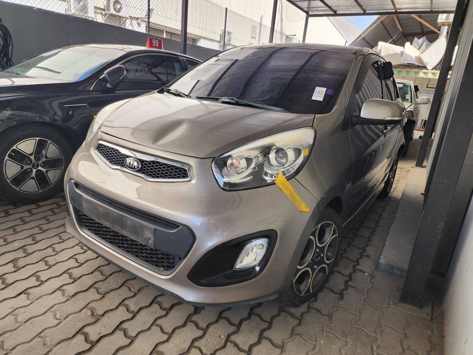 2012 KIA MORNING — 141504 KM — Lot 224012 — Al Quoz - Marhaba Auctions Used Cars - Image 4